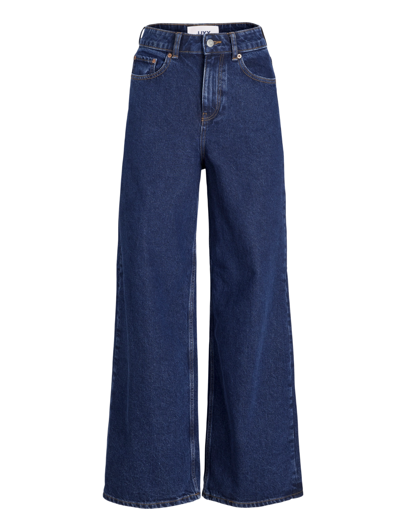 JJXX - JXTOKYO WIDE HW MR6001 DNM NOOS - hosen mit weitem bein - dark blue denim - 1