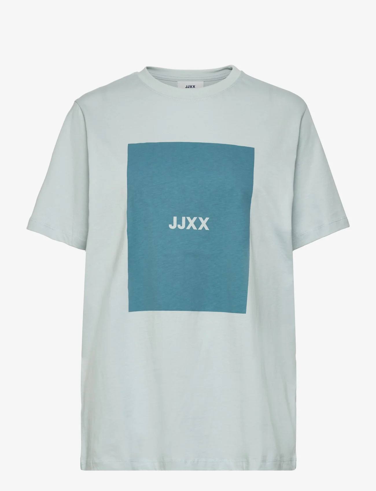 JJXX - JXAMBER RLX SS EVERY SQUARE TEE JRS NOOS - zemākās cenas - baby blue - 0