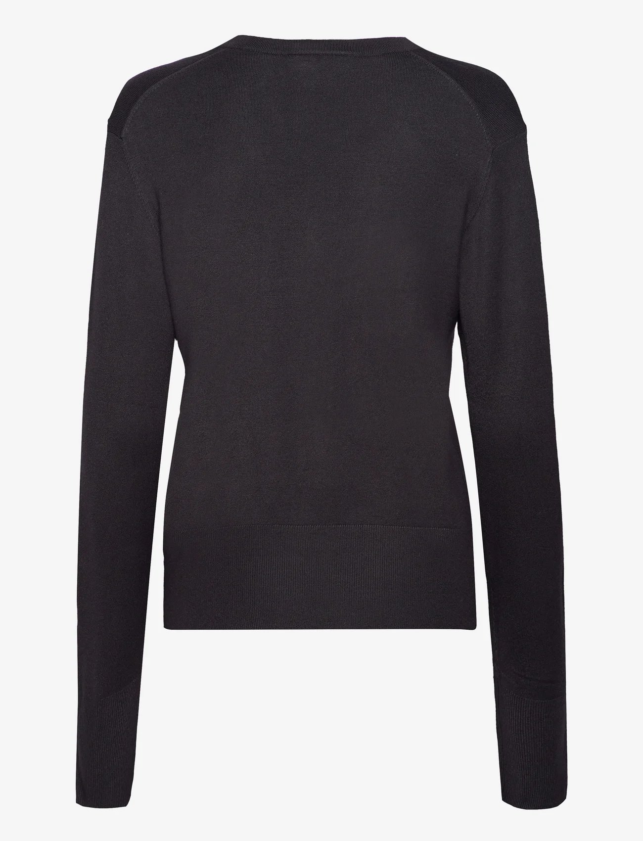 JJXX - JXARETHA SOFT V-NECK KNIT - zemākās cenas - black - 1