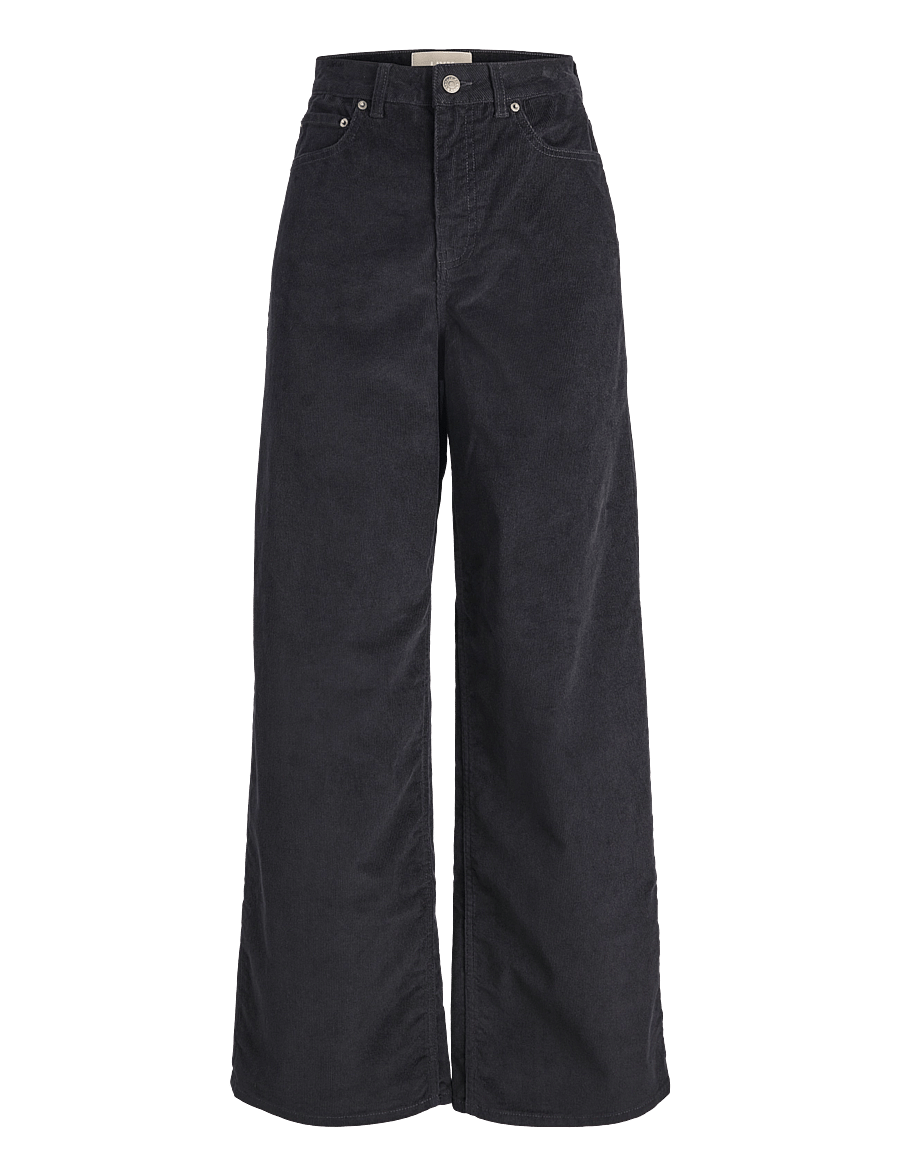 JJXX - JXZOE GELLY WIDE HW PANTS PNT SN - vida jeans - black - 1