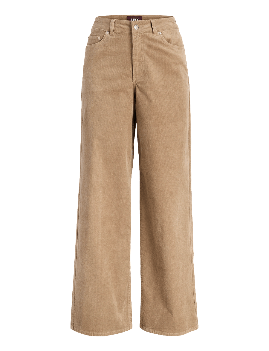 JJXX - JXZOE GELLY WIDE HW PANTS PNT SN - vida jeans - petrified oak - 0
