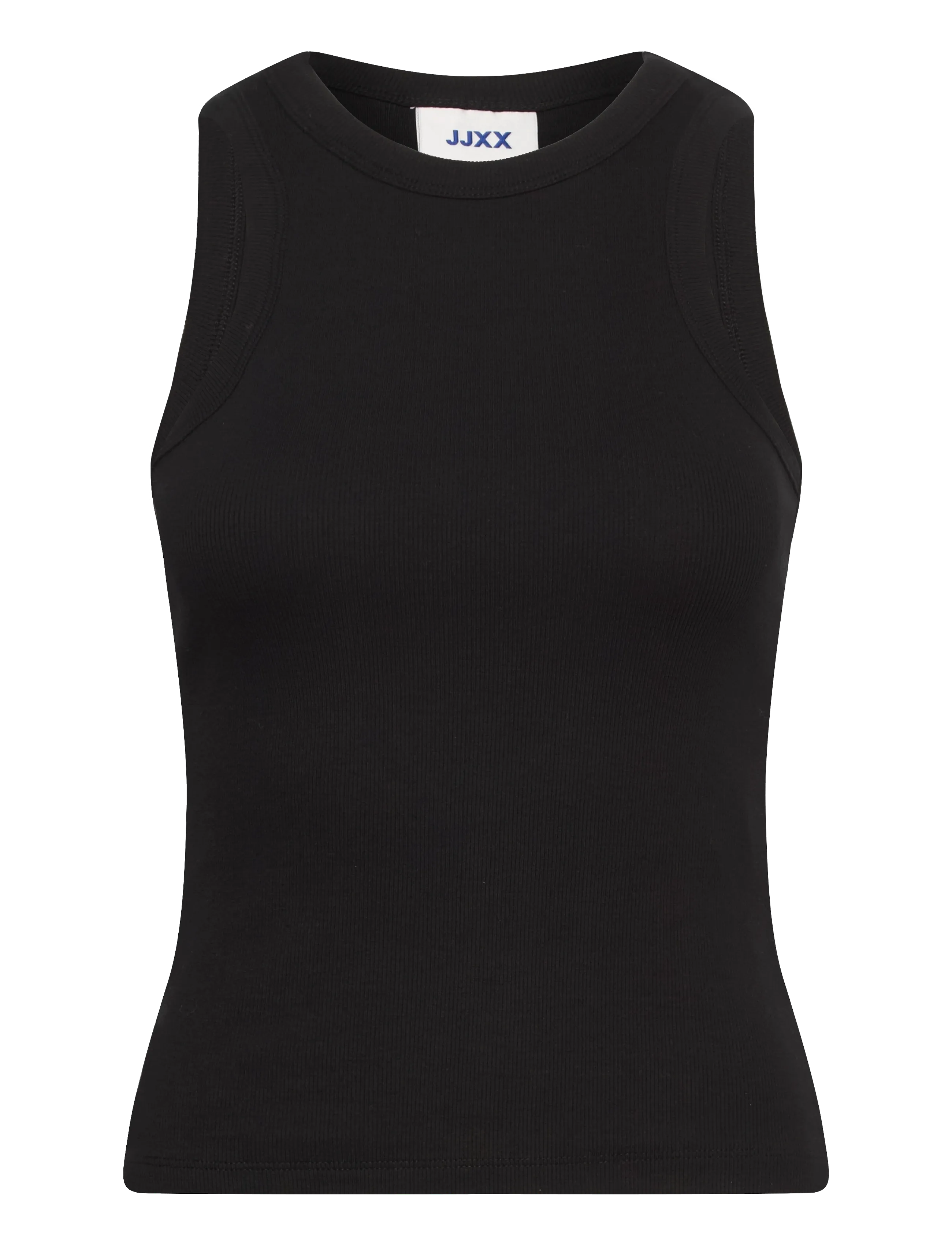 JJXX Jxforest Str Sl Rib Oberteil Jrs Noos Schwarz - XS - Damen