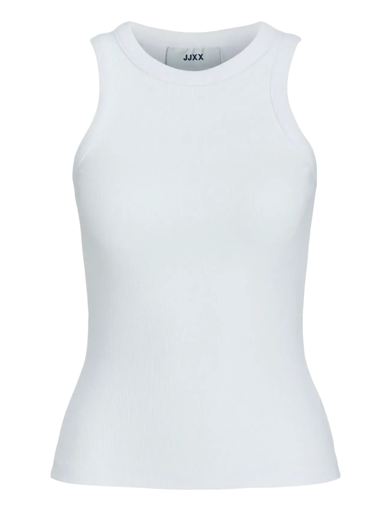 JJXX JXFOREST STR SL RIB TOP JRS NOOS - Tøj - BRIGHT WHITE / white