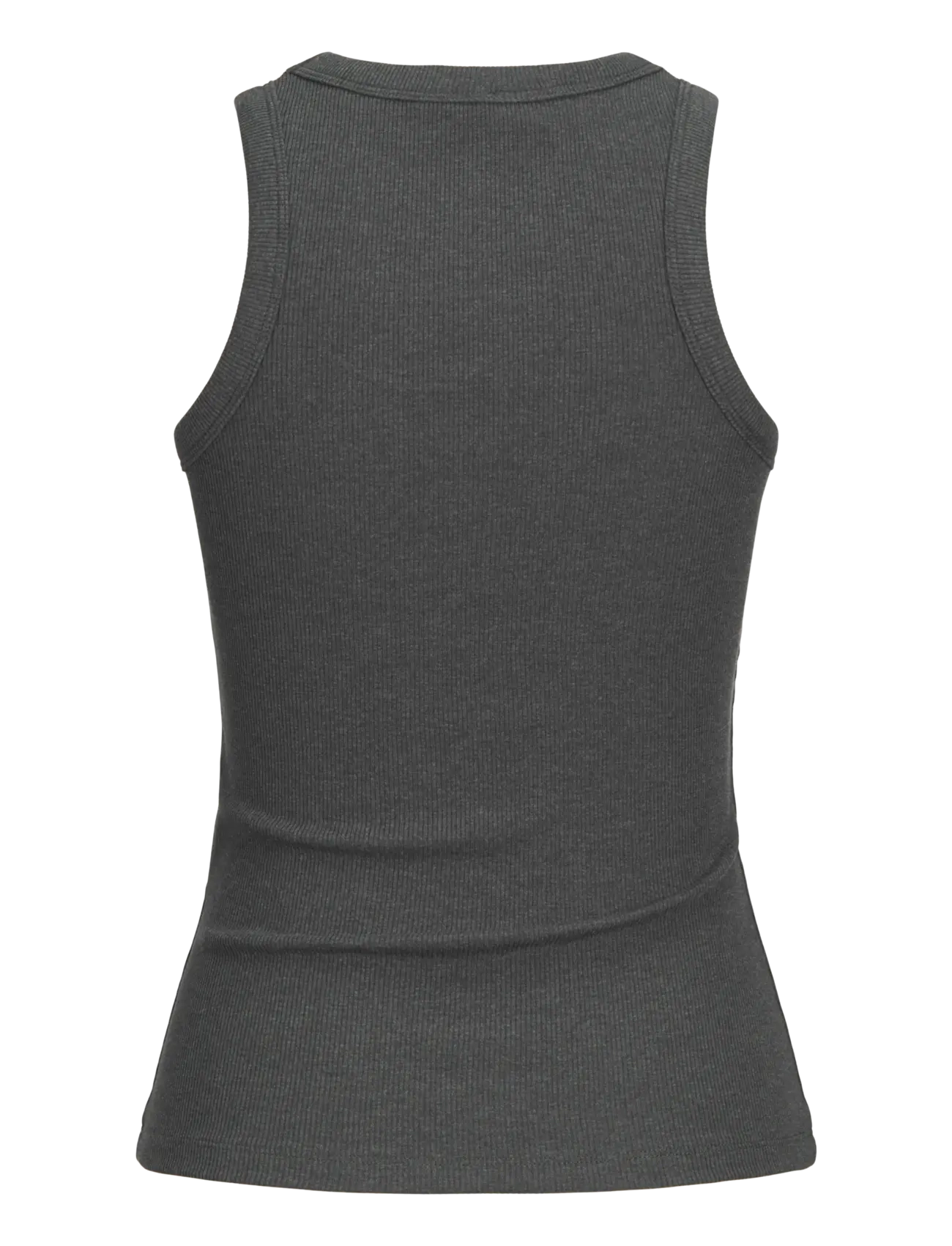 JJXX - JXFOREST STR SL RIB TOP JRS NOOS - laveste priser - dark grey melange - 2