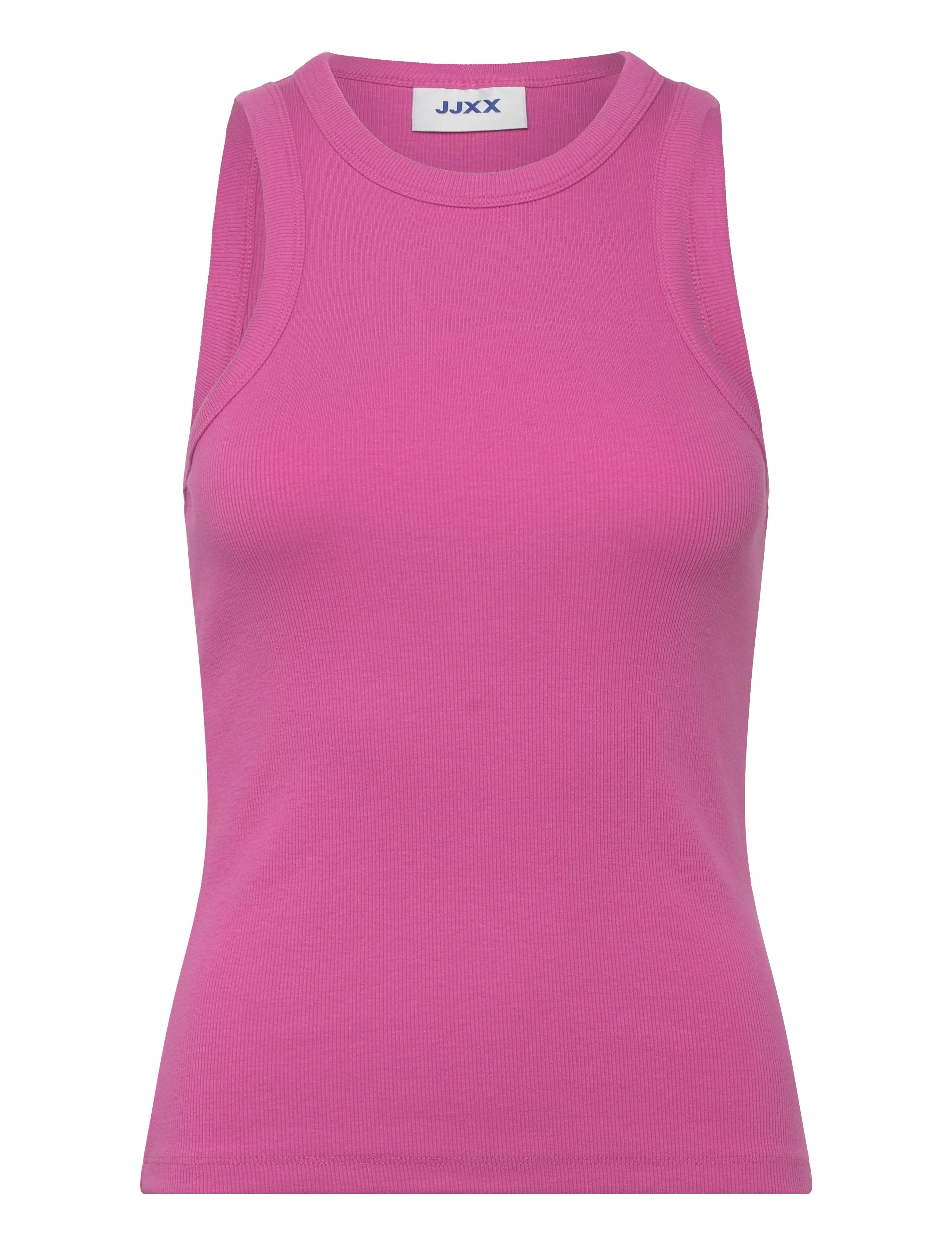 JJXX JXFOREST STR SL RIB TOP JRS NOOS - Tøj - FIJI FLOWER / pink/rose