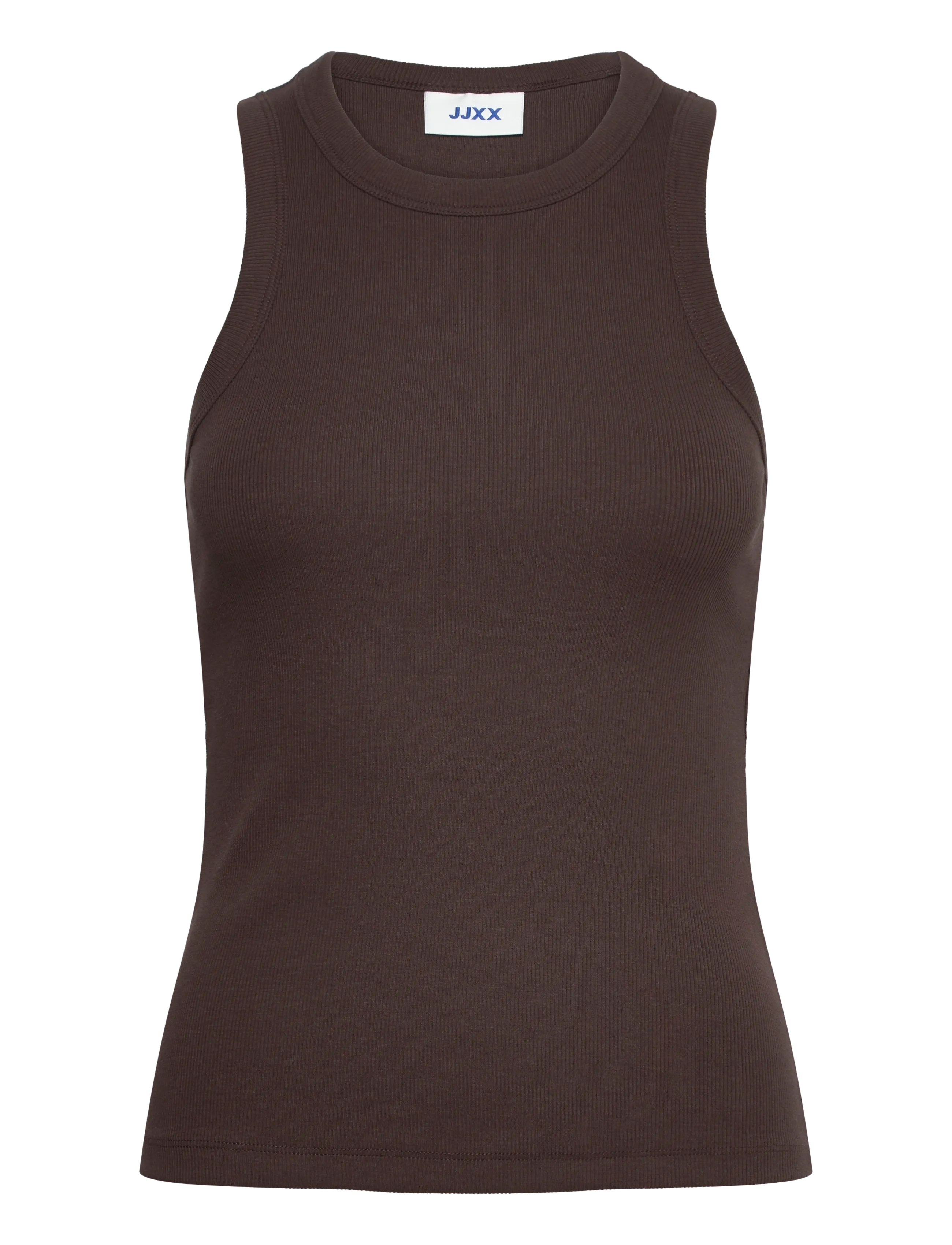 JJXX JXFOREST STR SL RIB TOP JRS NOOS - JJXX - SEAL BROWN / brown