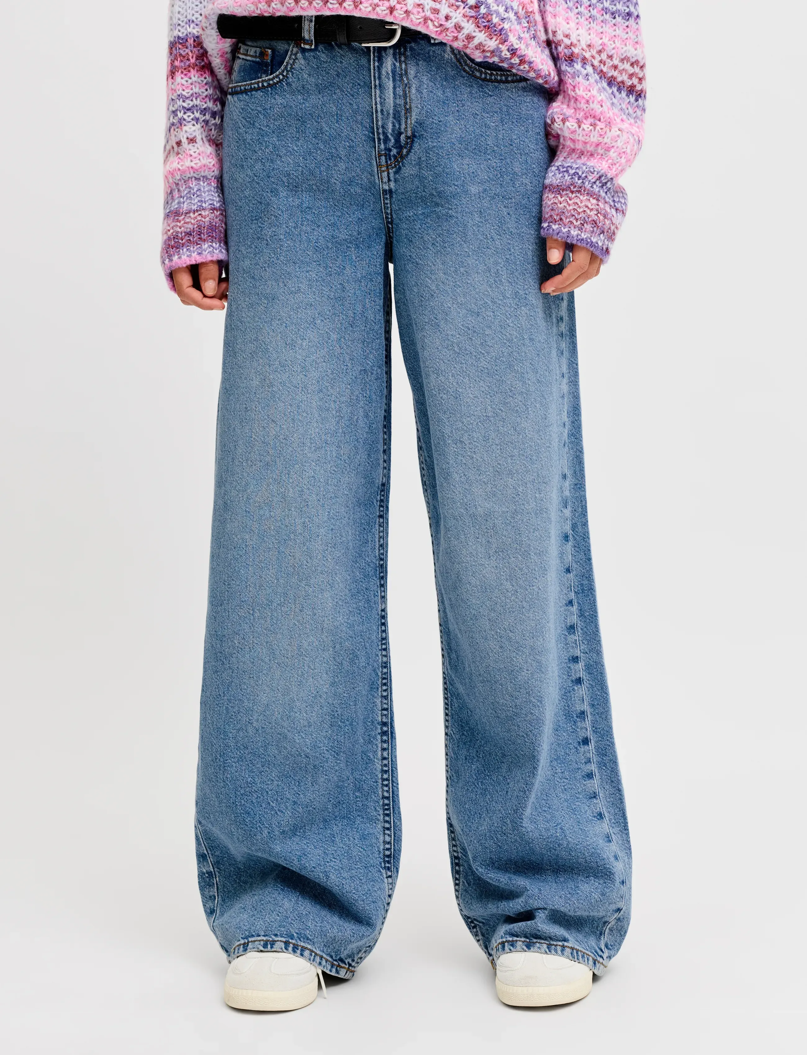 JJXX Jxtokyo Wide Hw R6009 Dnm Noos, Kvinder, Højtaljede Vide Ben Jeans, Blå, Str: 30 x 34