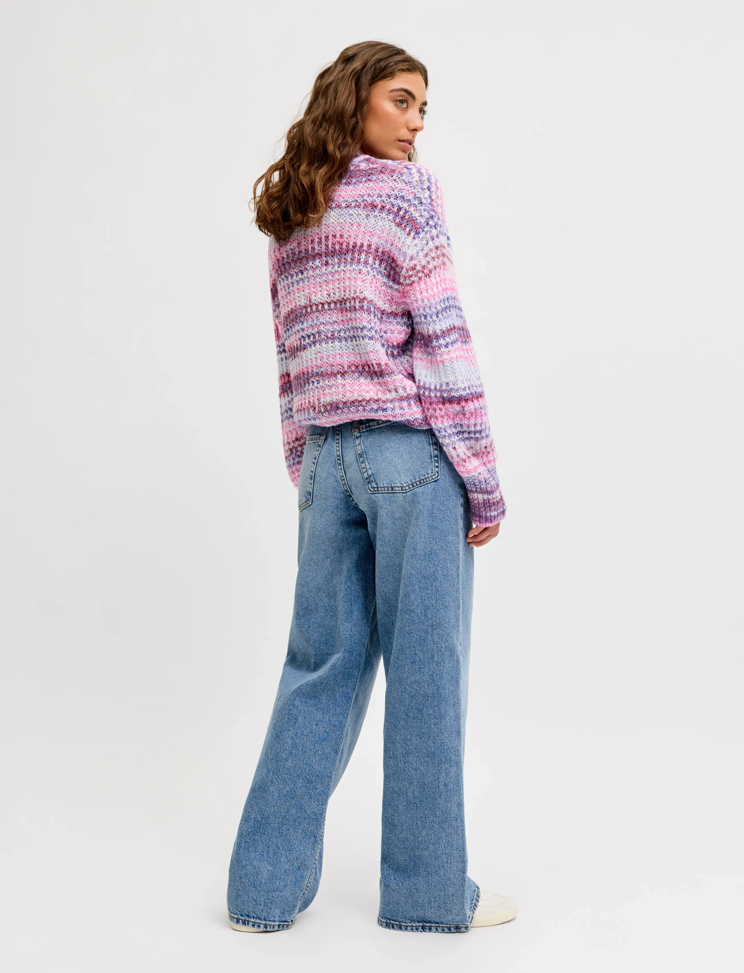 JJXX - JXTOKYO WIDE HW R6009 DNM NOOS - pantalons larges - light blue denim - 3