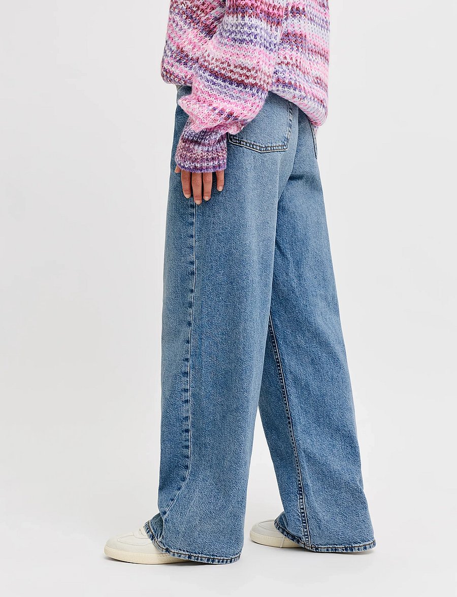 JJXX - JXTOKYO WIDE HW R6009 DNM NOOS - pantalons larges - light blue denim - 5