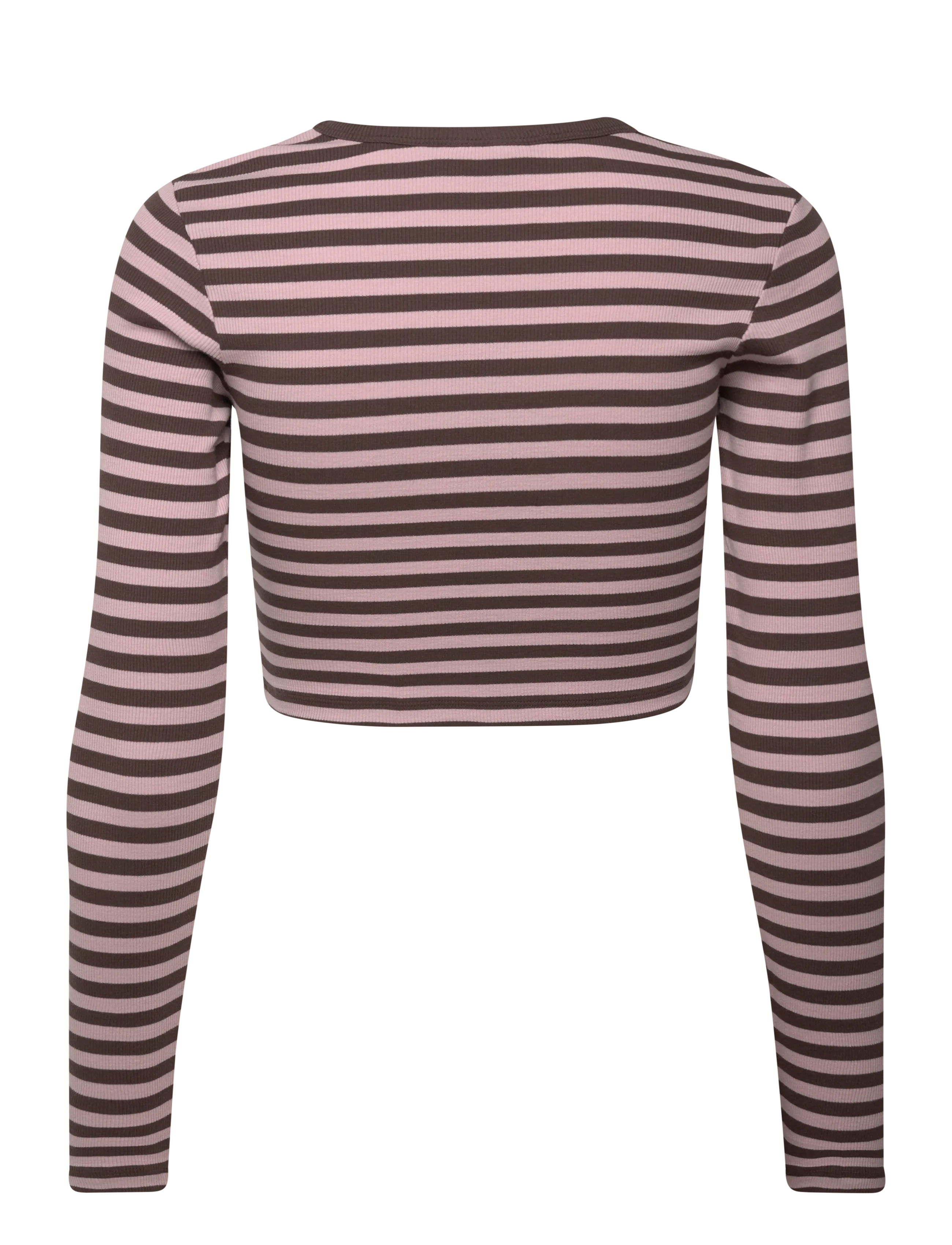 JJXX - JXFELINE STR LS STRIPE RIB TEE JRS NOOS - laveste priser - bracken - 1