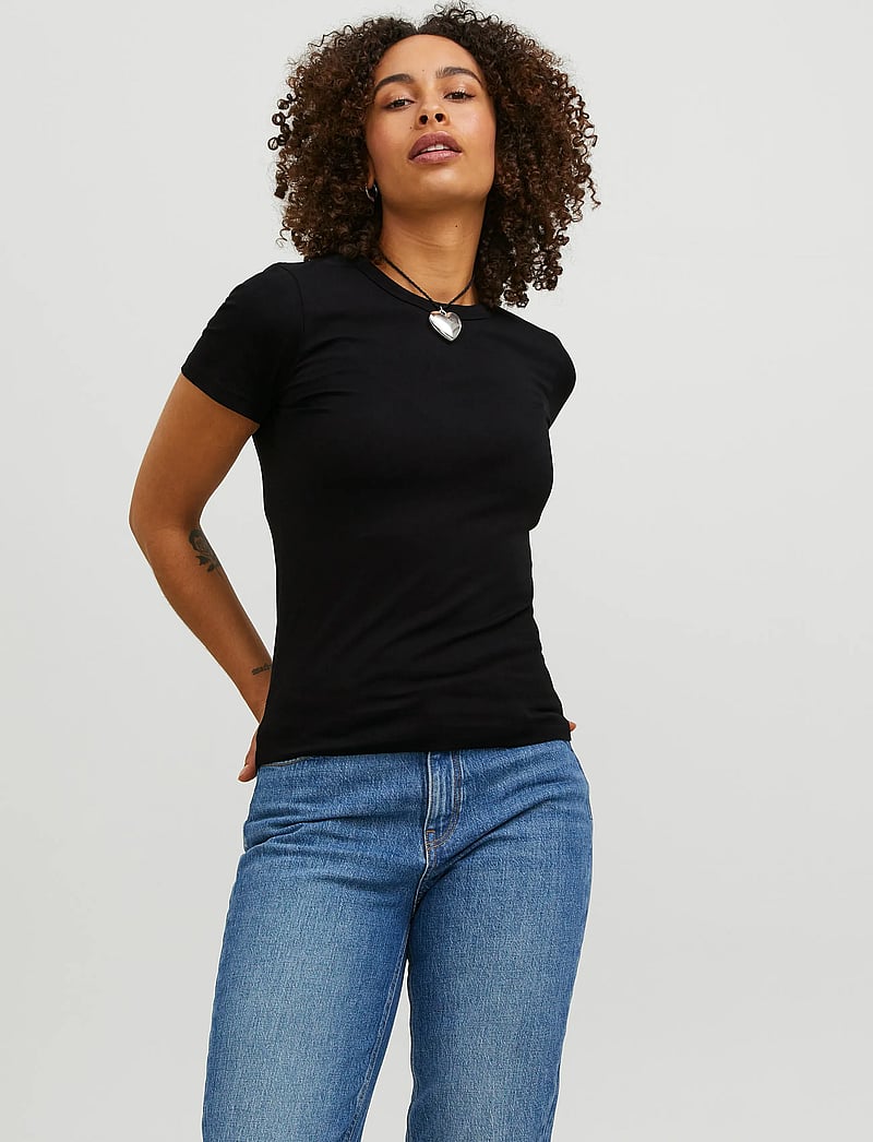 JJXX - JXGIGI STR SS TEE JRS NOOS - t-shirts - black - 0