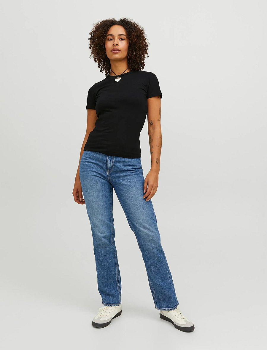 JJXX - JXGIGI STR SS TEE JRS NOOS - t-shirts - black - 4