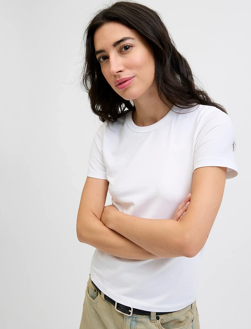 JJXX - JXGIGI STR SS TEE JRS NOOS - t-shirts - bright white - 5