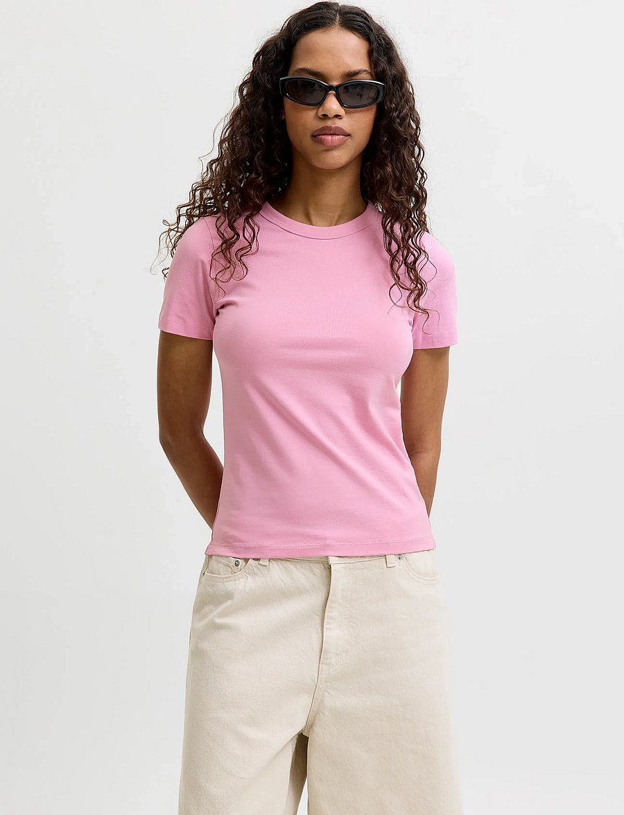 JJXX - JXGIGI STR SS TEE JRS NOOS - t-shirts - orchid smoke - 0
