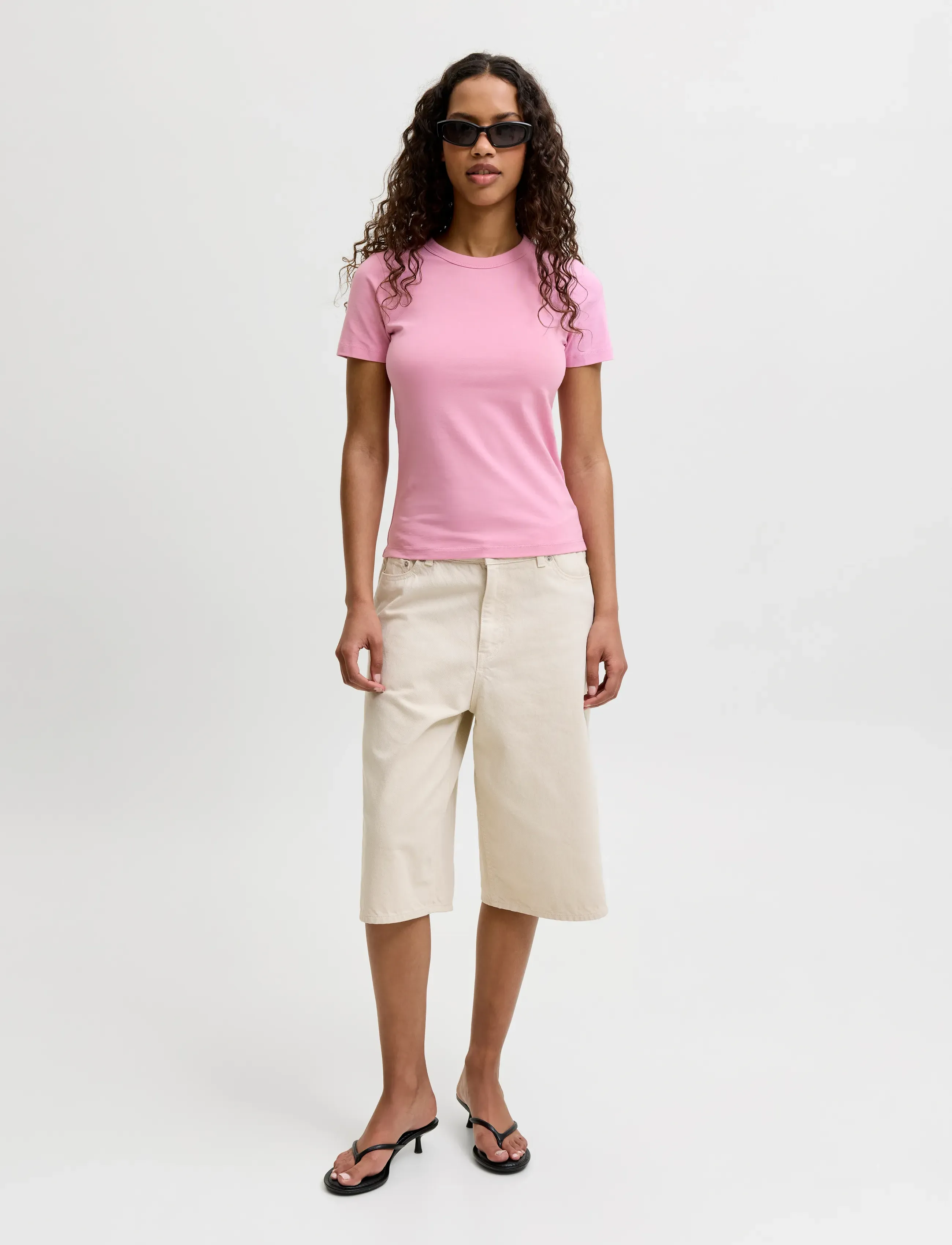 JJXX - JXGIGI STR SS TEE JRS NOOS - t-shirts - orchid smoke - 4