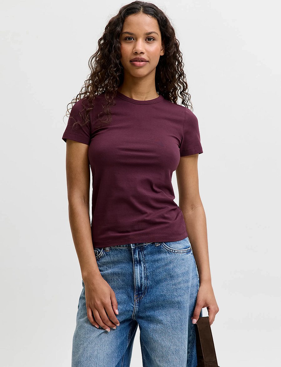 JJXX - JXGIGI STR SS TEE JRS NOOS - t-shirts - winetasting - 0