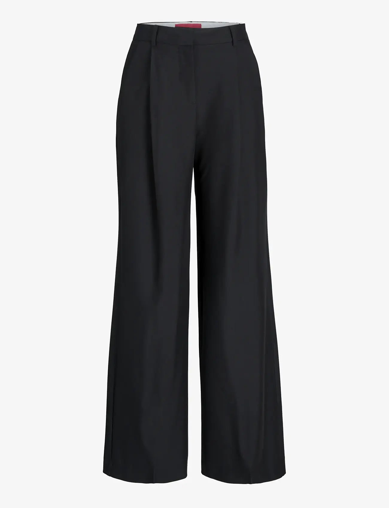 JJXX - JXAYA ELLIS WIDE HW PANTS TLR NOOS - hosen mit weitem bein - black - 1