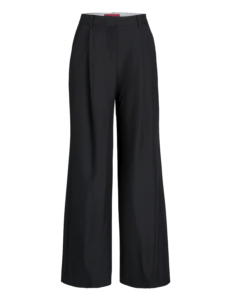 JJXX - JXAYA ELLIS WIDE HW PANTS TLR NOOS - pantalons larges - black - 1