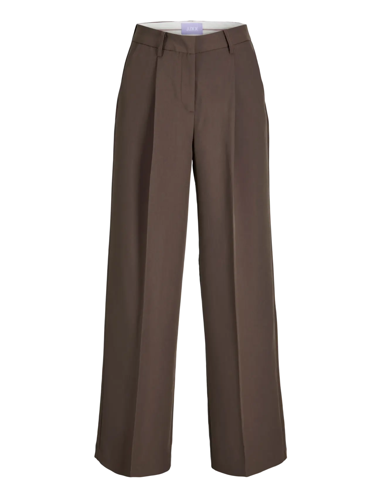 JJXX Jxaya Ellis Wide Hw Hosen Tlr Noos Braun - XSx32 - Damen