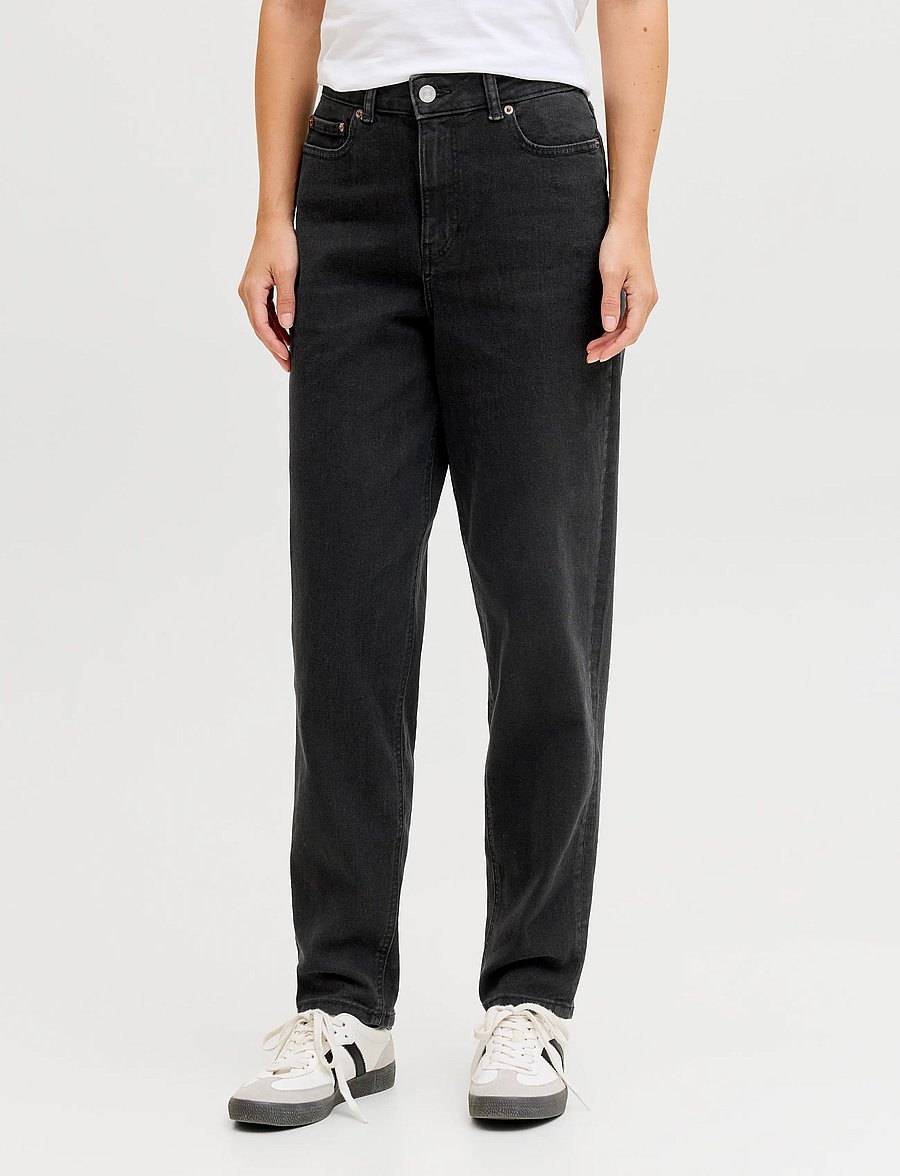 JJXX - JXLISBON MOM HW C4143 JEANS DNM NOOS - schmal zulaufende jeans - black denim - 0