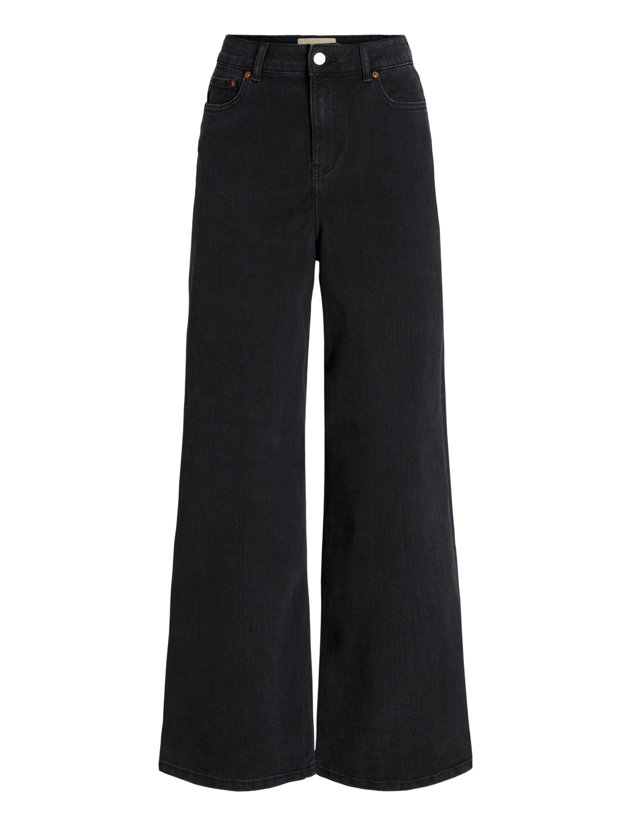 JJXX - JXTOKYO WIDE HW C6145 JEANS DNM NOOS - hosen mit weitem bein - black denim - 1