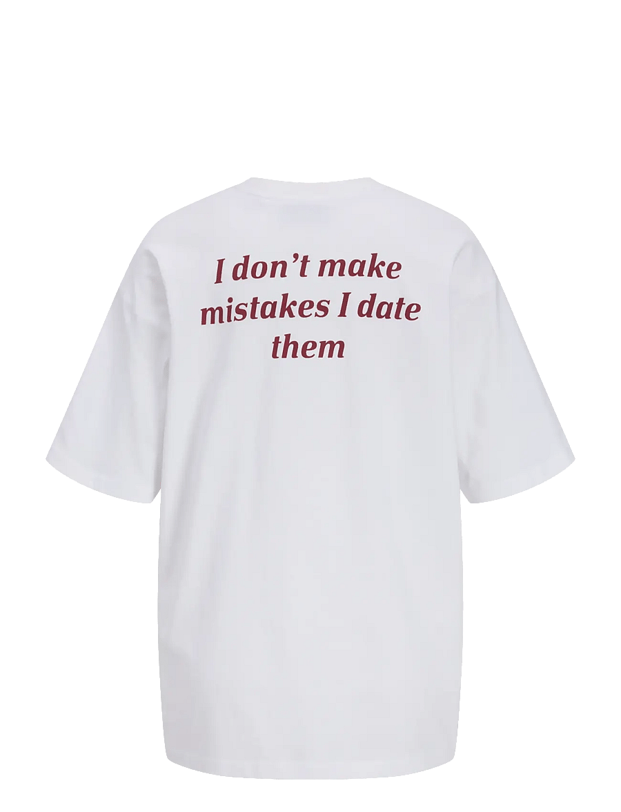 JJXX - JXMILLOW LOOSE SS TEE JRS - t-särgid - bright white - 1