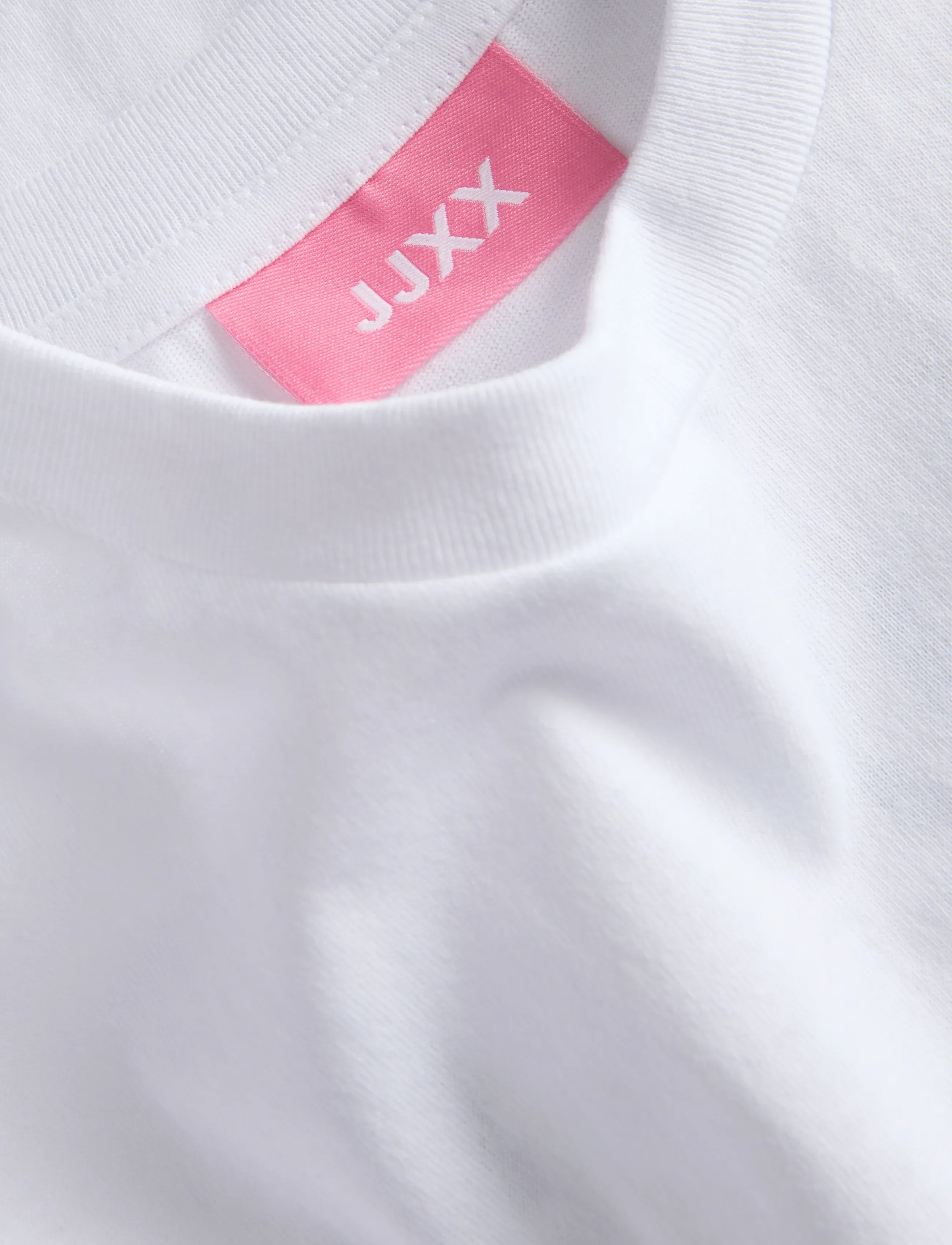 JJXX - JXMILLOW LOOSE SS TEE JRS - t-särgid - bright white - 2