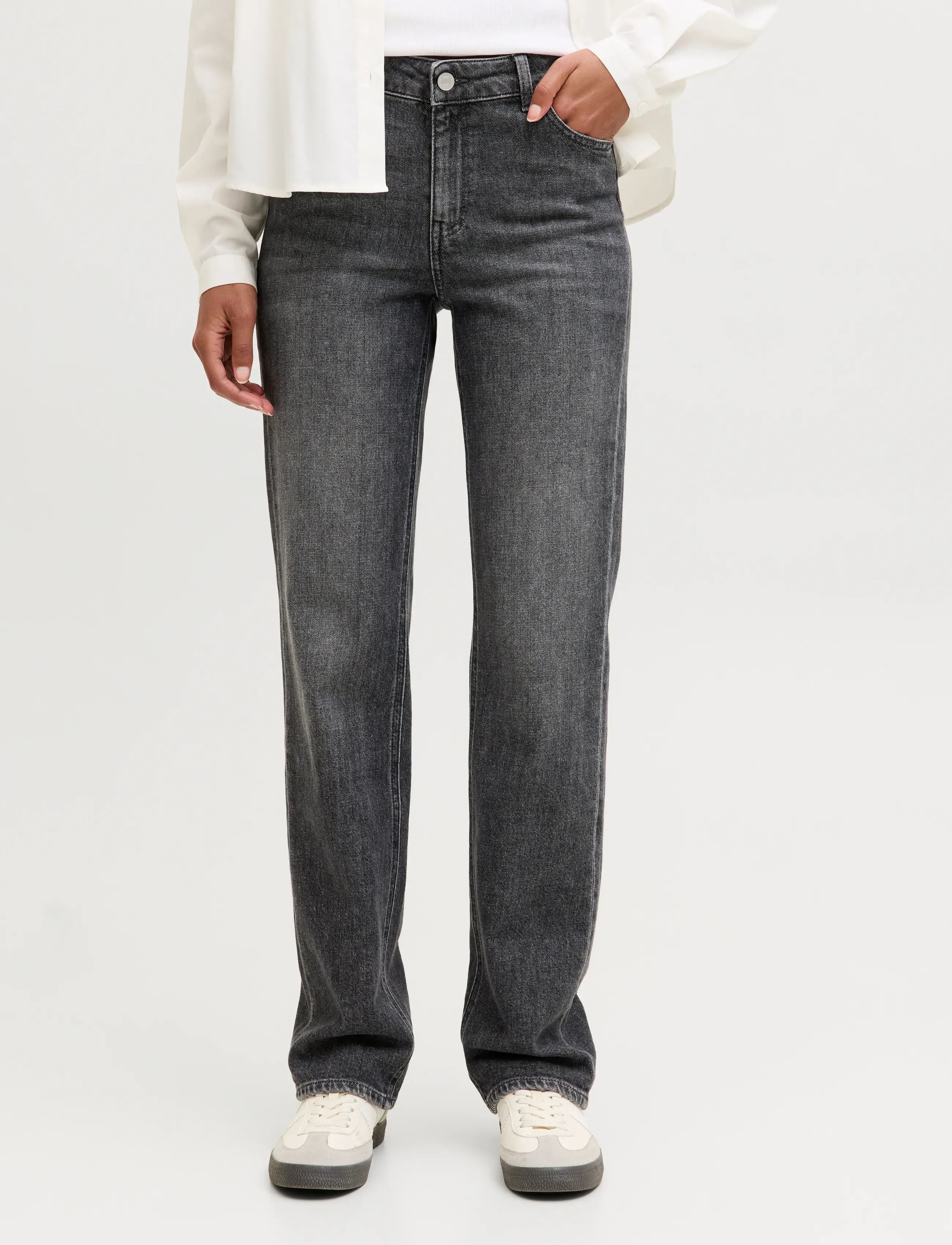 JJXX JXNICE SL-STR MW C8165 JEANS DNM NOOS - JJXX - DARK GREY DENIM / grey