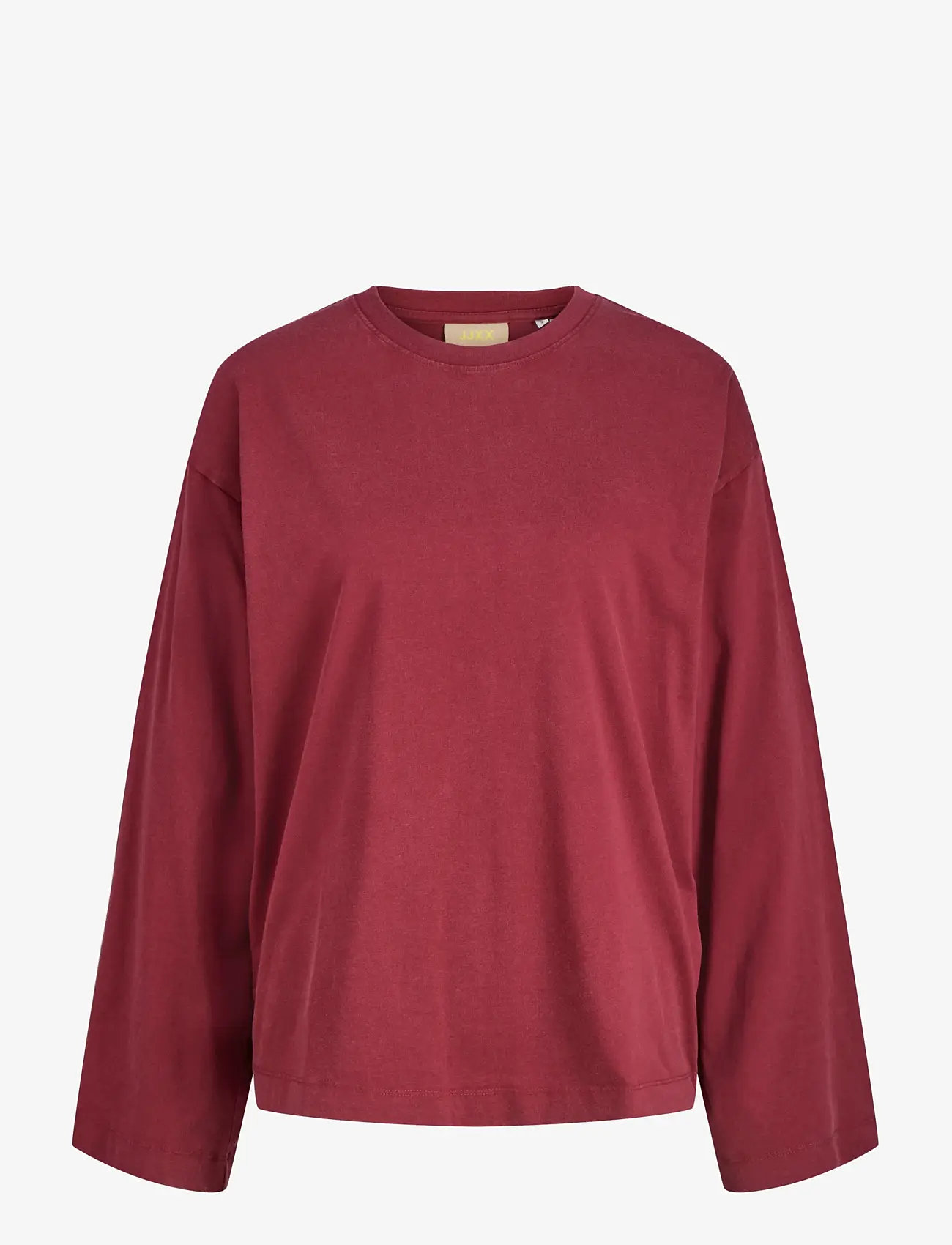 JJXX - JXANDREA WASH LOOSE LS TEE JRS - långärmade toppar - cabernet - 1