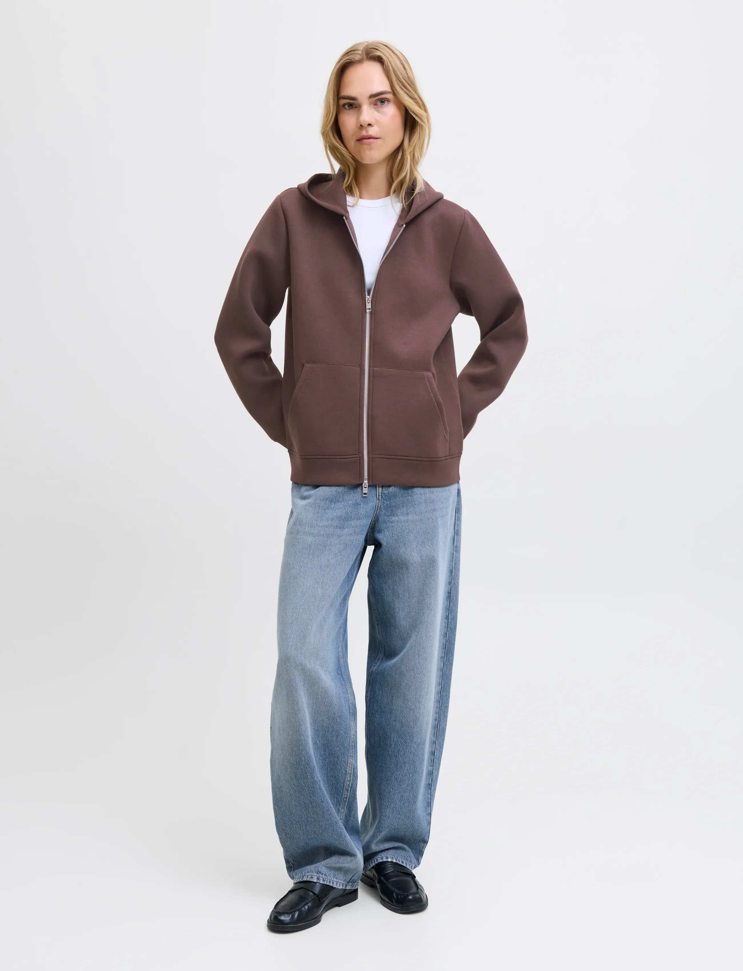 JJXX - JXEMMA LS SCUBA HOOD SWT - bracken - 4
