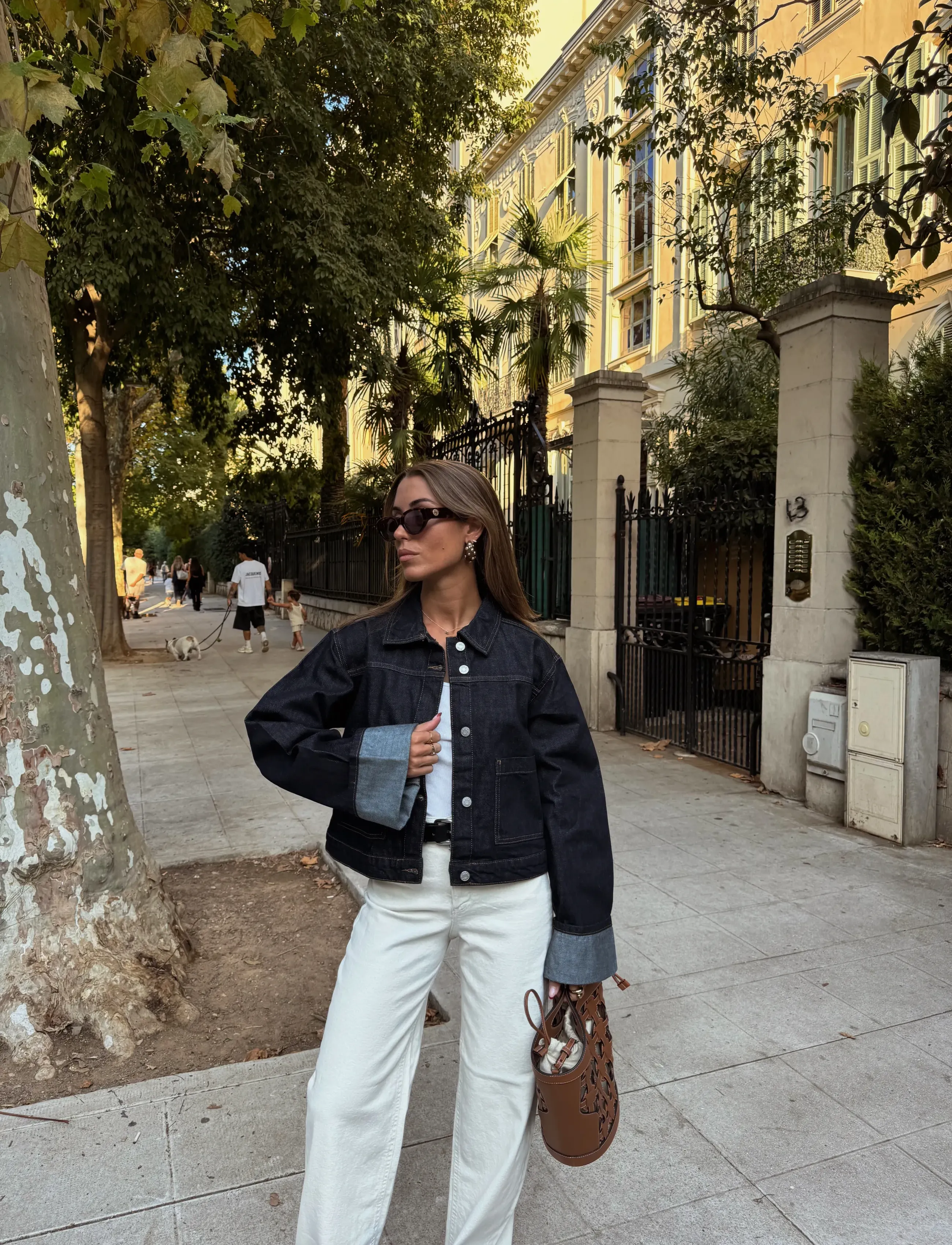 JJXX JXTOKYO WIDE HW JEANS C6171 DNM NOOS - Jeans - WHITE DENIM / cream