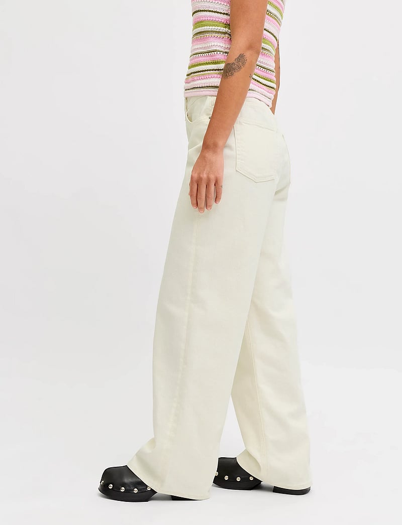 JJXX - JXTOKYO WIDE HW JEANS C6171 DNM NOOS - wide leg jeans - white denim - 5