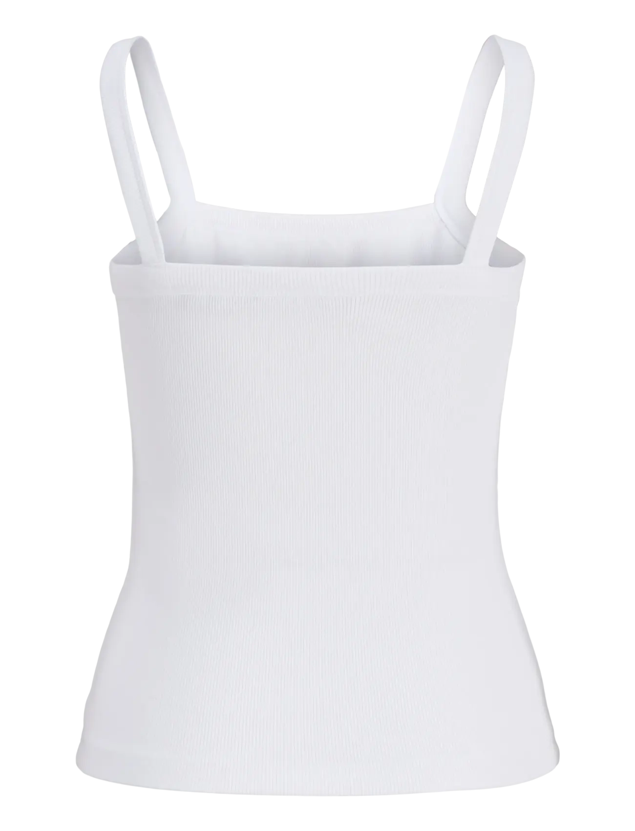 JJXX - JXFIFI STR SL RIB TOP JRS SN - palaidinukės be rankovių - bright white - 2