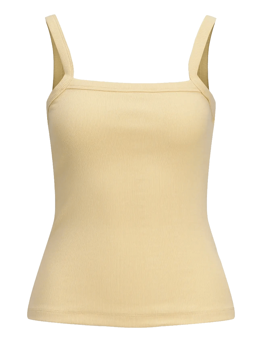 JJXX - JXFIFI STR SL RIB TOP JRS SN - Ärmellose tops - sunlight - 1