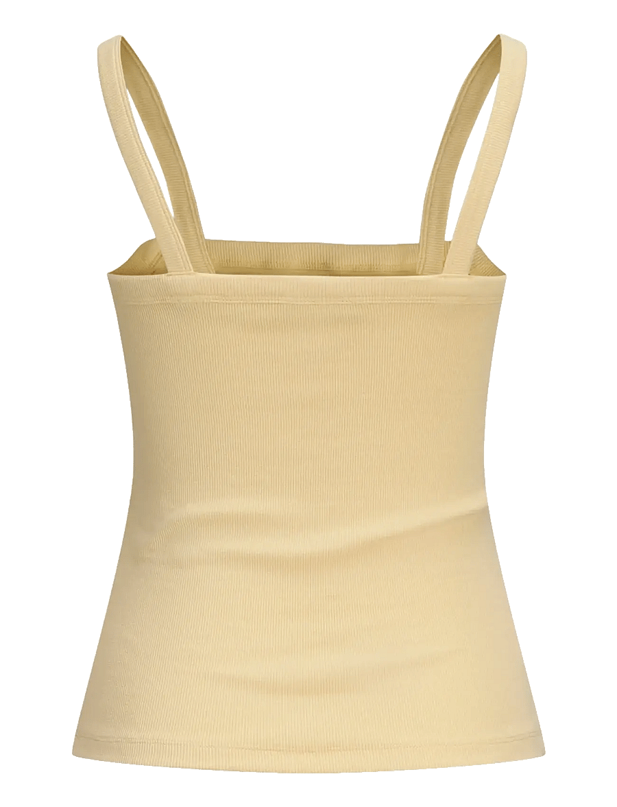 JJXX - JXFIFI STR SL RIB TOP JRS SN - tanktops - sunlight - 2