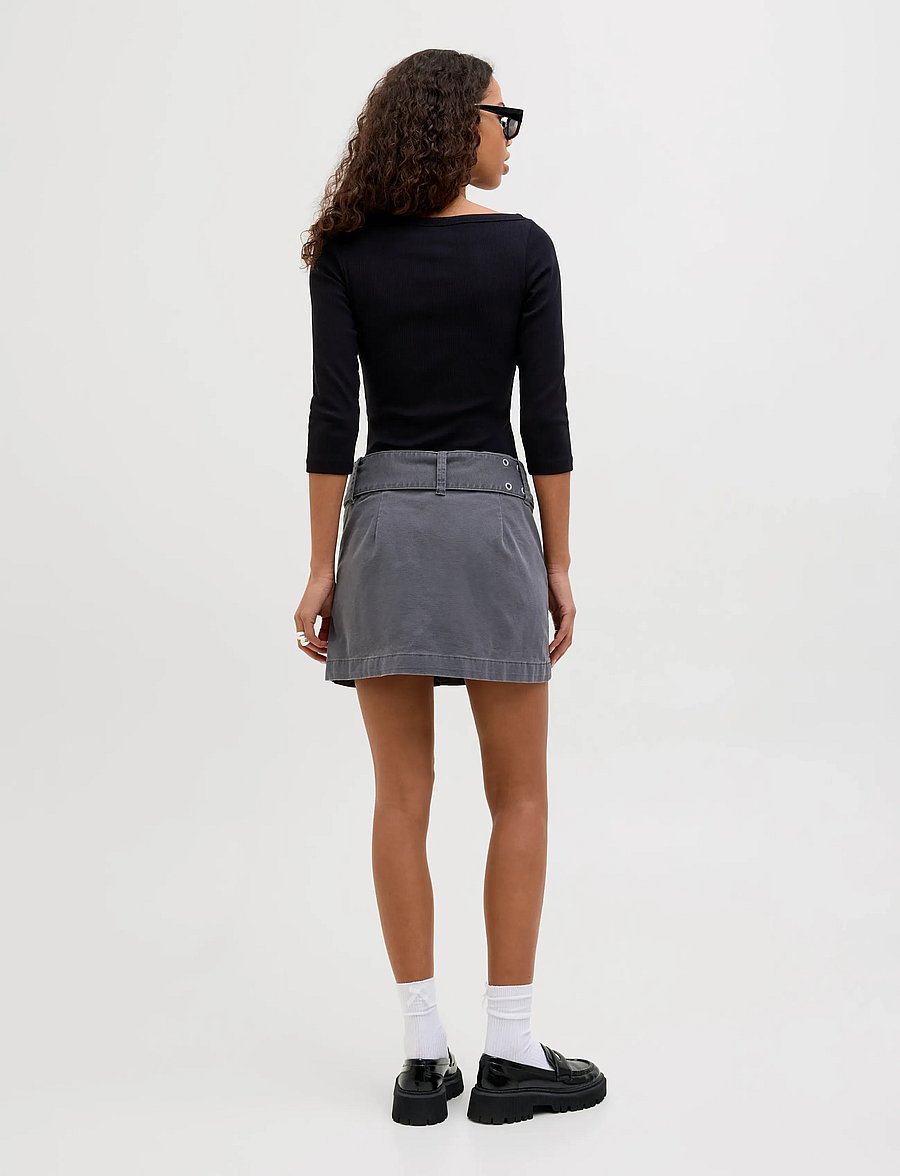 JJXX - JXFIFI STR 3/4 BOATNECK TOP JRS NOOS - langerma toppar - black - 3