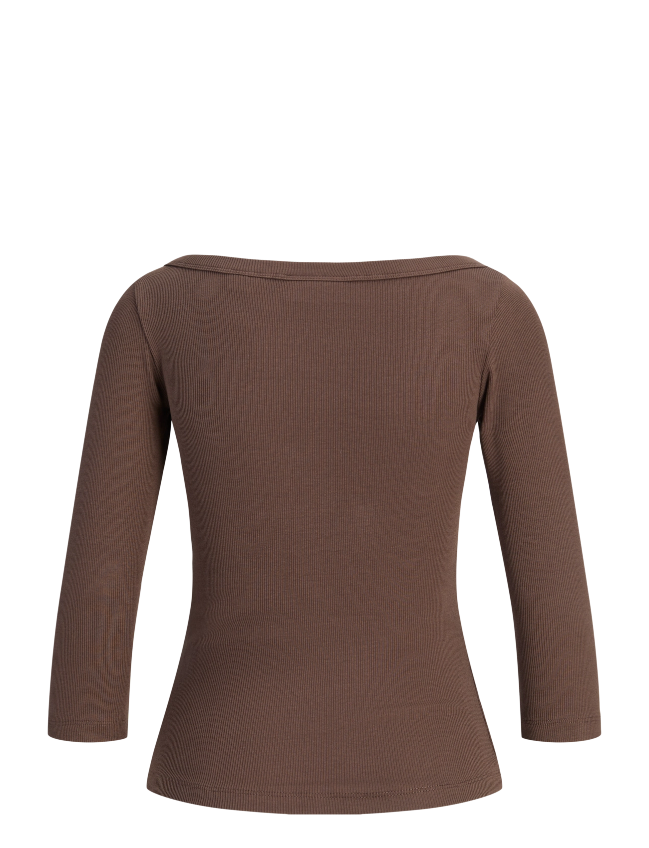 JJXX - JXFIFI STR 3/4 BOATNECK TOP JRS NOOS - long-sleeved tops - bracken - 2