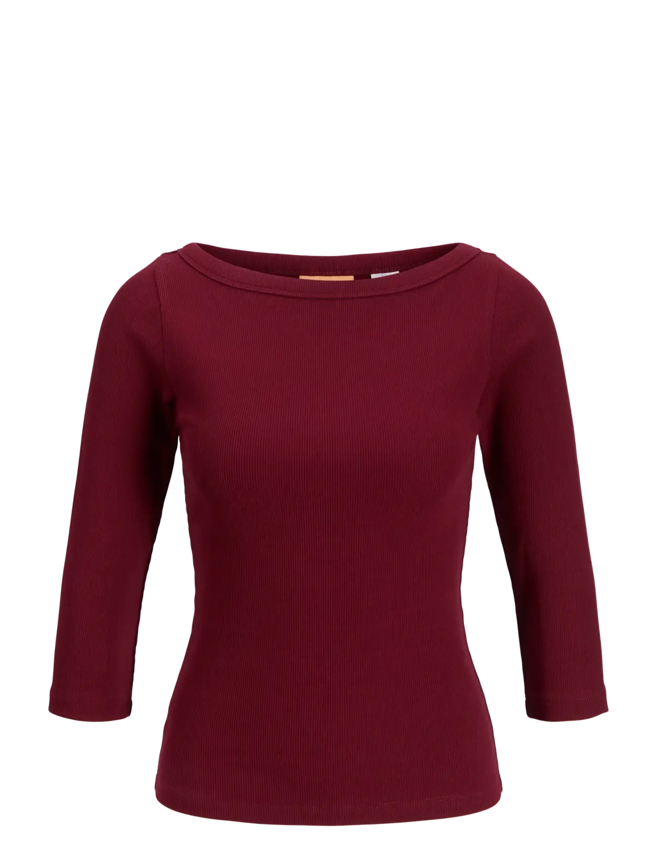JJXX JXFIFI STR 3/4 BOATNECK TOP JRS NOOS - Kleidung - CABERNET / burgundy