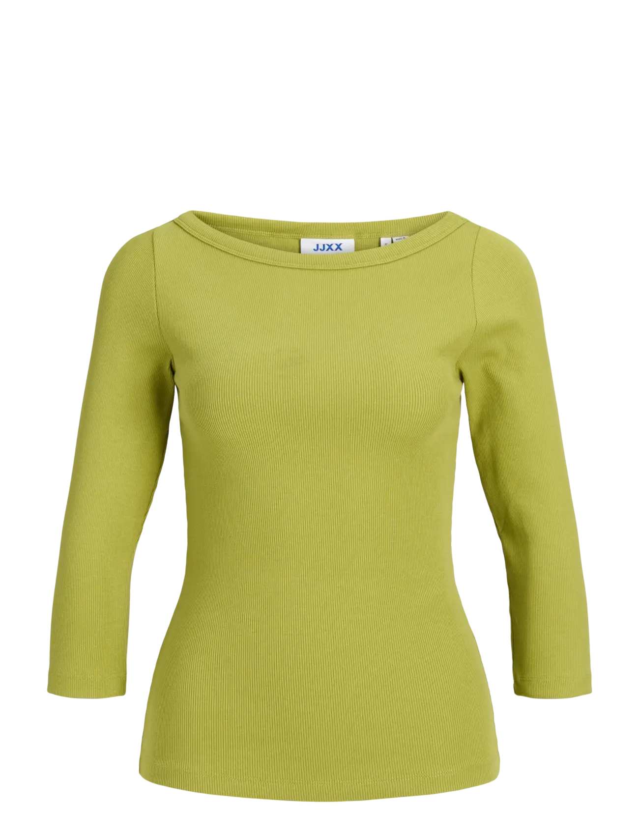JJXX Jxfifi Str 3/4 Boatneck Oberteil Jrs Noos Grün - L - Damen