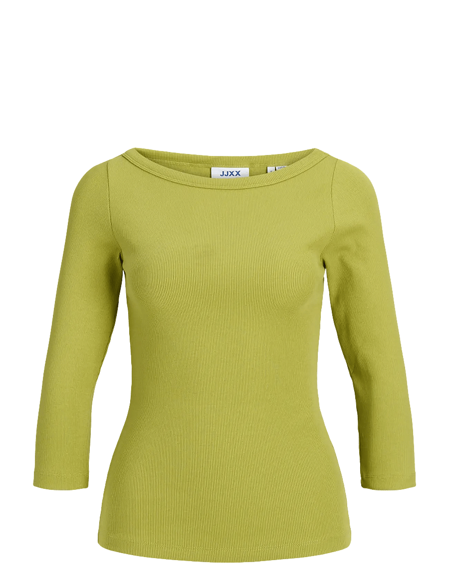 JJXX - JXFIFI STR 3/4 BOATNECK TOP JRS NOOS - t-shirts met lange mouwen - perfect pear - 1