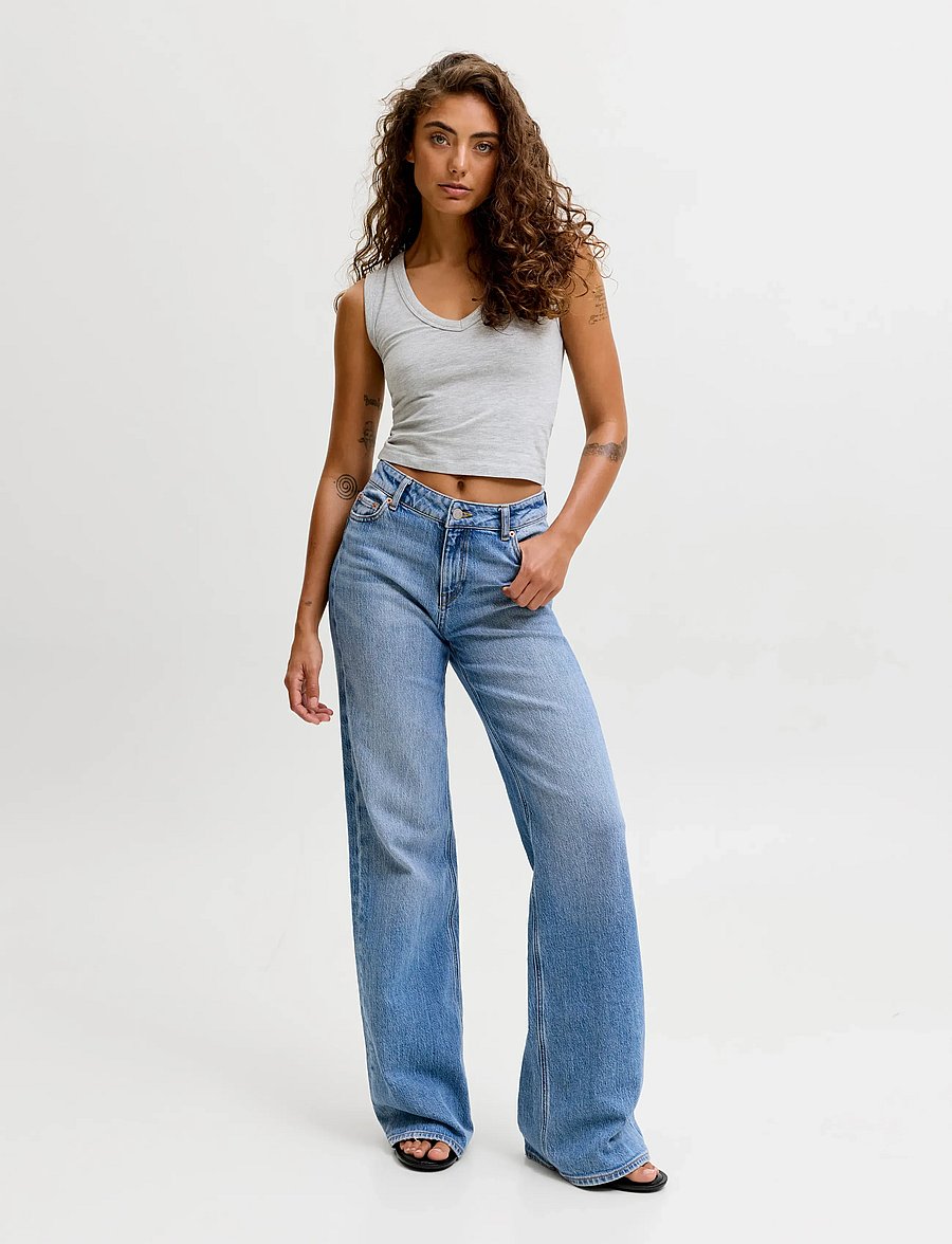 JJXX - JXROME FLARED MW C9189 JEANS DNM NOOS - jeans évasés - medium blue denim - 4