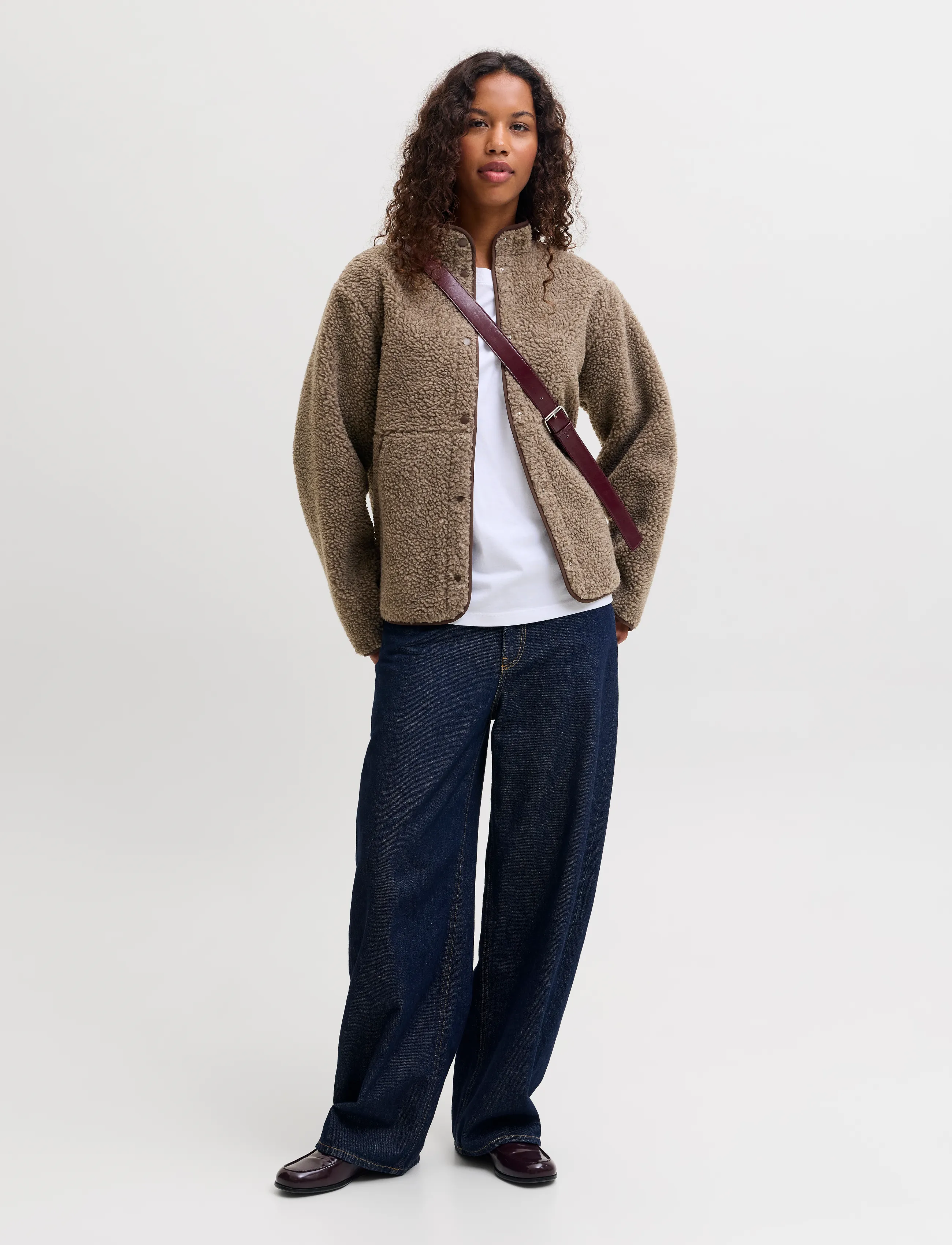 JJXX - JXVERA TEDDY JACKET OTW NOOS - fleece & mellanlager - bungee cord - 4