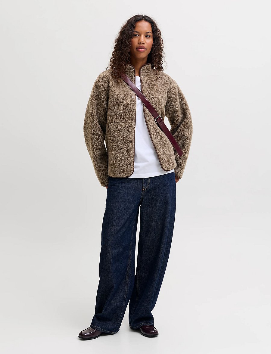 JJXX - JXVERA TEDDY JACKET OTW NOOS - fleece & mellanlager - bungee cord - 4