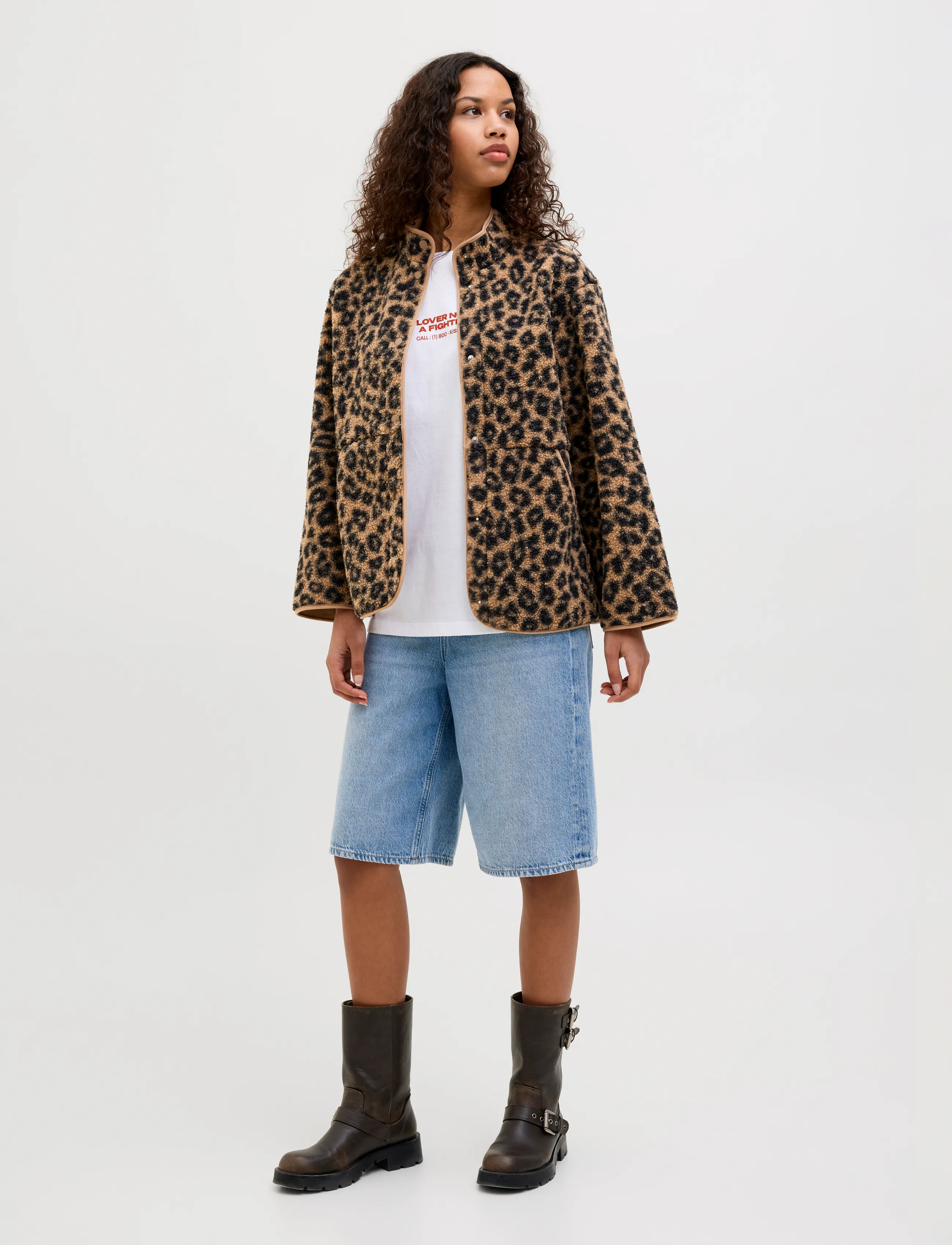 JJXX - JXVERA TEDDY JACKET OTW NOOS - kapuzenpullover - cornstalk - 4