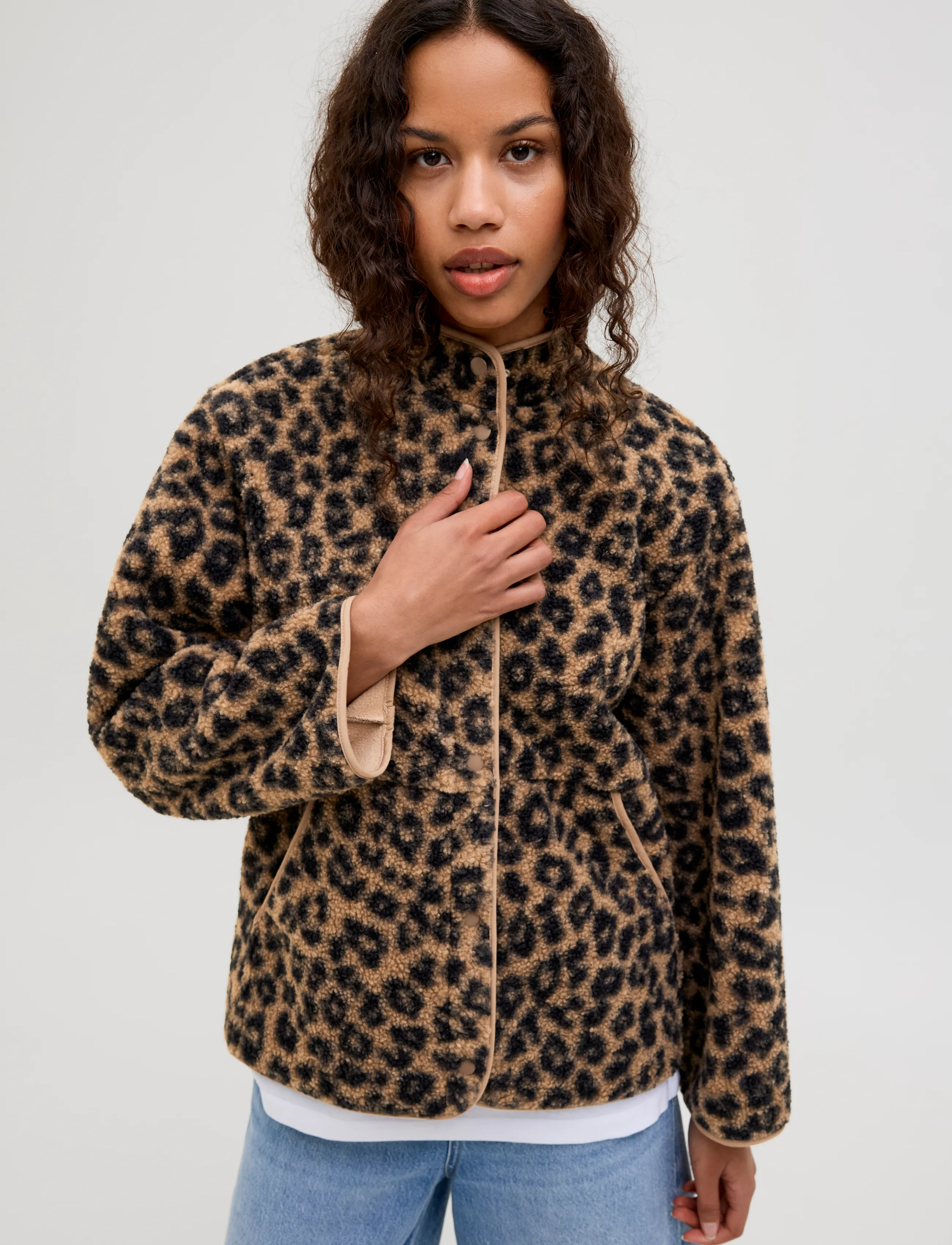 JJXX - JXVERA TEDDY JACKET OTW NOOS - kapuzenpullover - cornstalk - 5