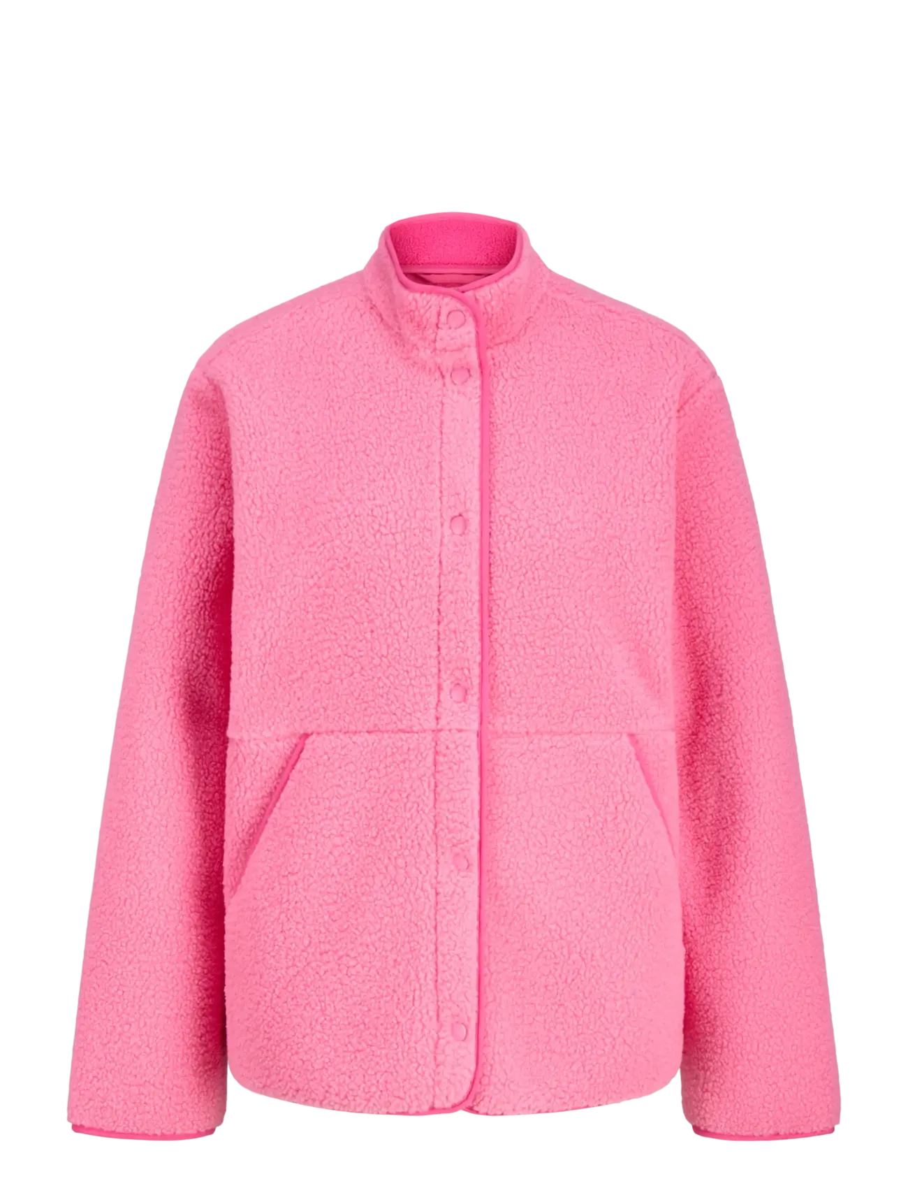 JJXX JXVERA TEDDY JACKET OTW SN - Kläder - MORNING GLORY / pink/rose