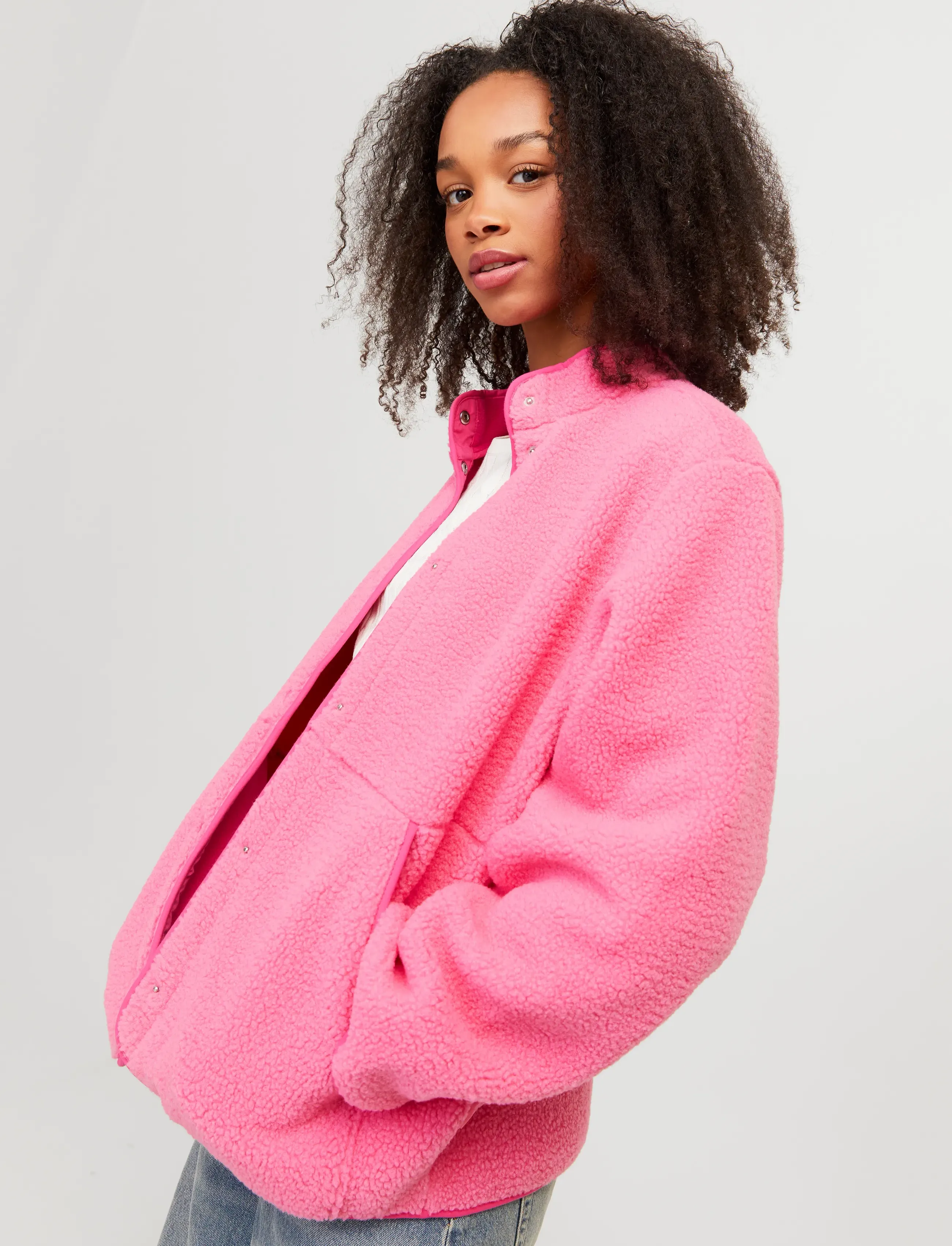 JJXX - JXVERA TEDDY JACKET OTW NOOS - fleece og mellemlag - morning glory - 5
