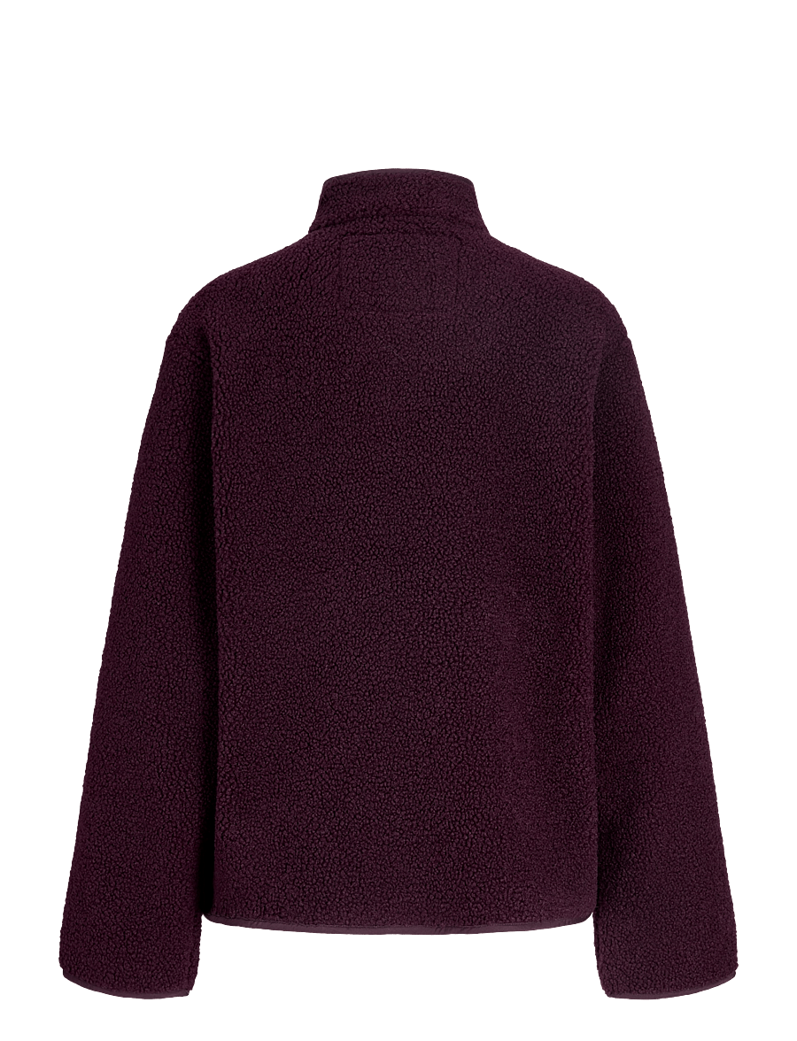 JJXX - JXVERA TEDDY JACKET OTW NOOS - fleece og mellemlag - winetasting - 2