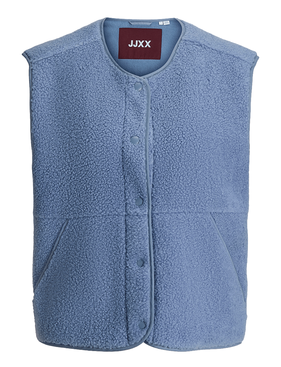 JJXX - JXVERA TEDDY VEST OTW NOOS - fleece- und teddy-westen - country blue - 0
