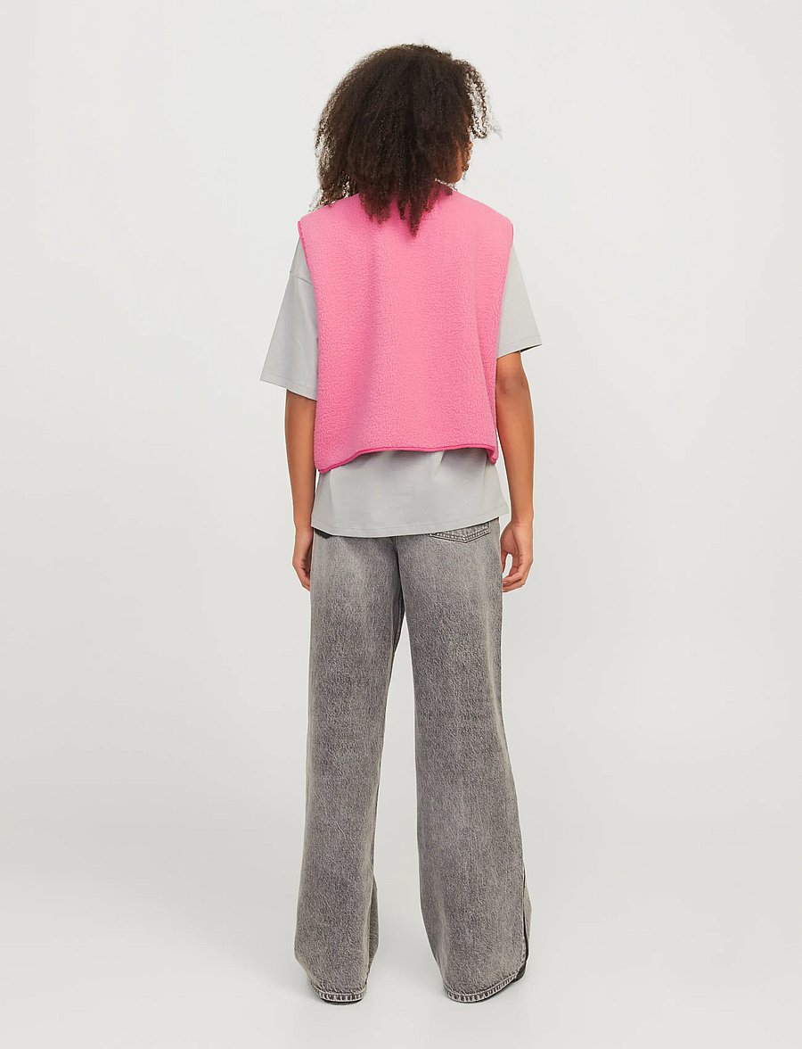 JJXX - JXVERA TEDDY VEST OTW NOOS - flís- og loðvesti - morning glory - 3